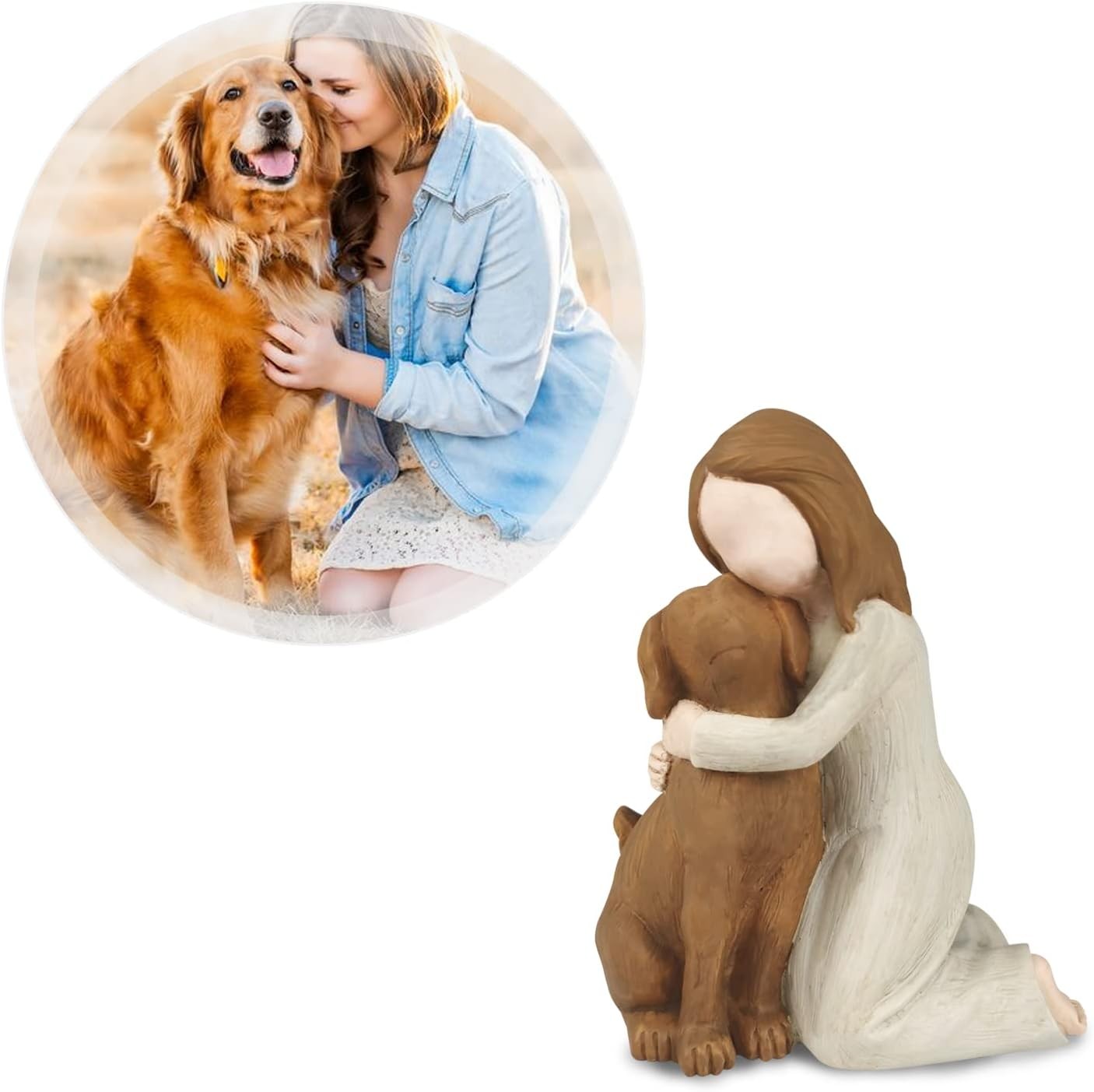 Angel Figurines – Angel of Friendship Memorial Gifts for Dog Lovers