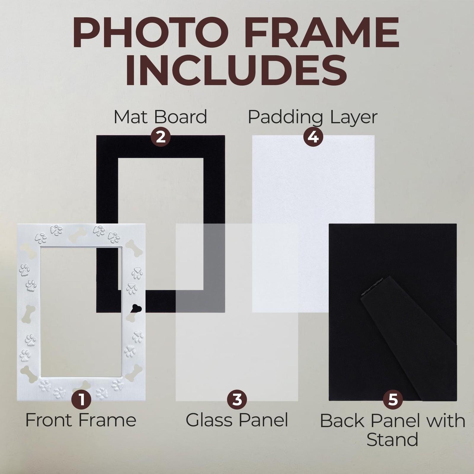 4×6 Dog Picture Frame – Pet Sympathy, Remembrance, Memory, Loss – Cute Memori…