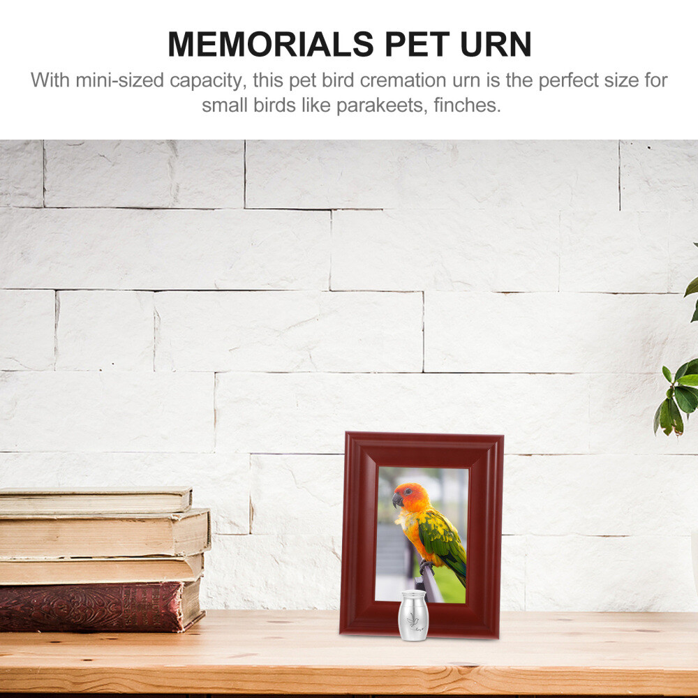 Small Urns Mini Keepsake Urn Bird Parrot Cremation Urns for Ashes Memorial