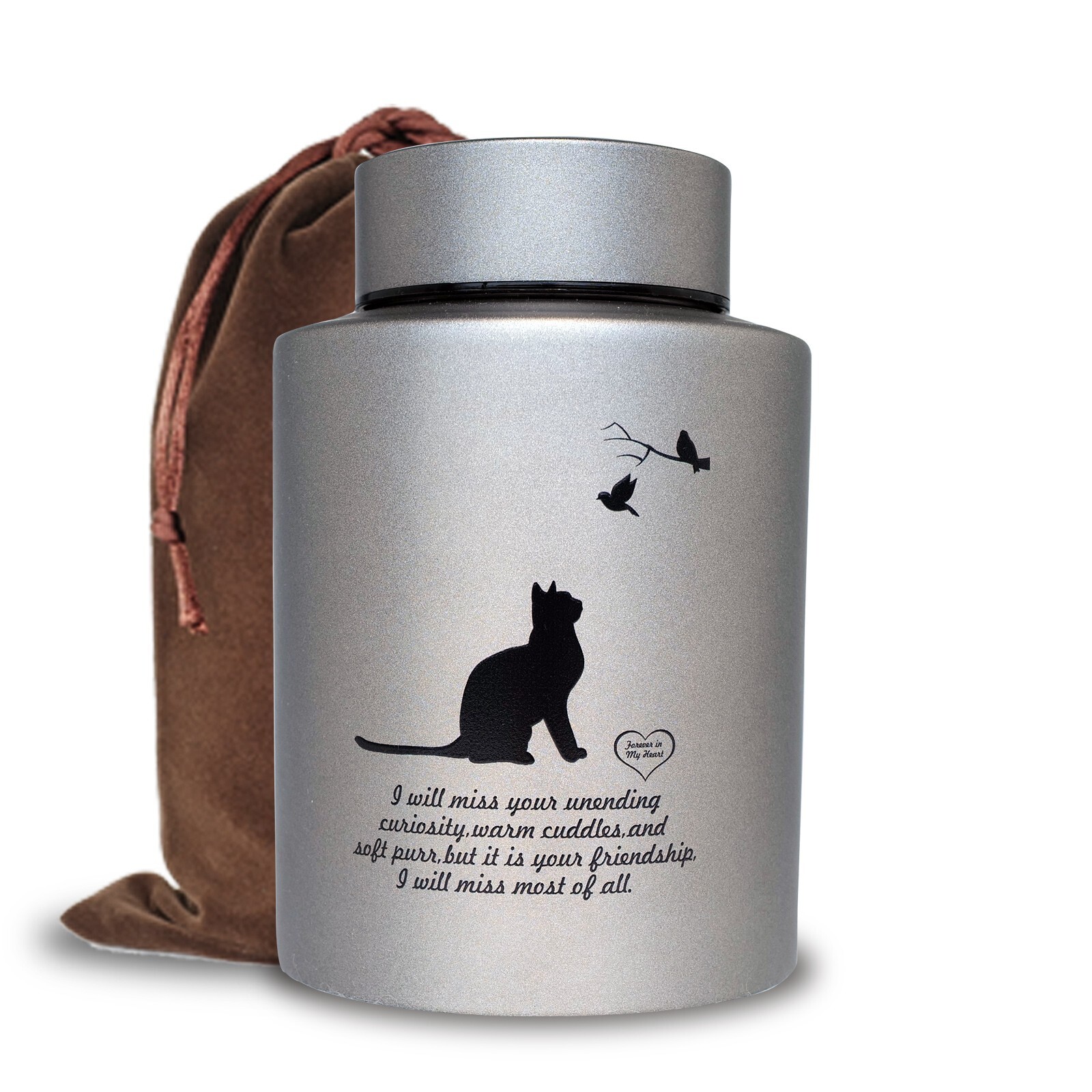 Pet Cremation Cats Urns for Ashes, Up to 60 lbs Cat Memorial Keepsake Urns