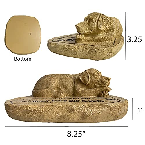 Pet Memorial Stone – Cat or Grave Marker – Durable Waterproof Garden Dog