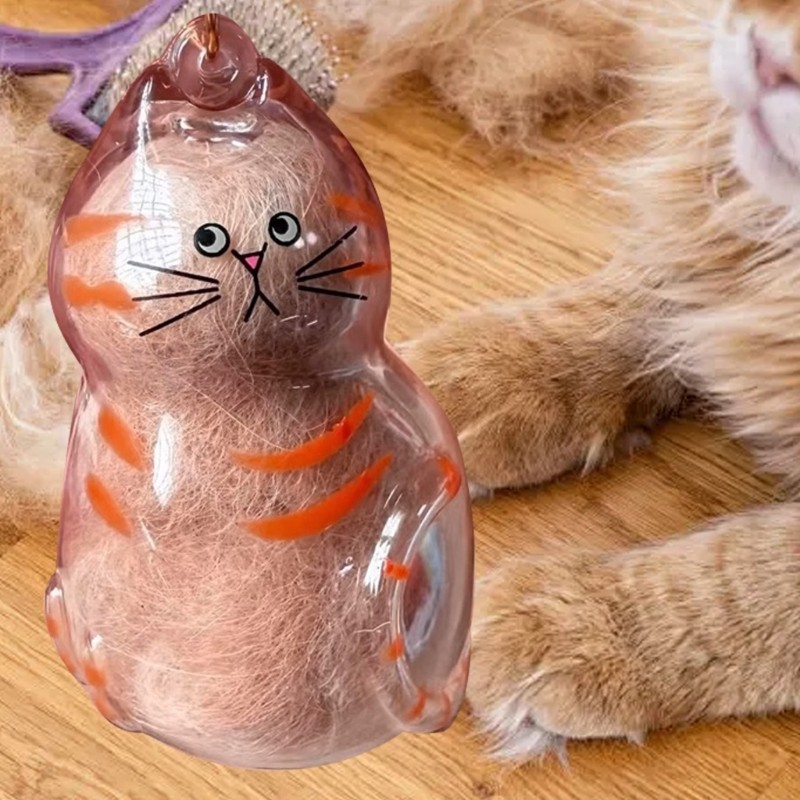 PVC Pet Hair Memorial Storage Box For Preserving Cats Memory Pendant Ornament
