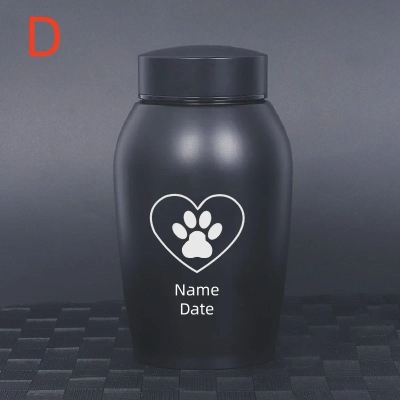 Custom Engraved Pet Urn for Ashes, Personalized Dog & Cat Memorial Cremation Urn