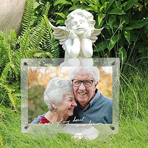 5×7 Waterproof Picture Frame for Grave Always in My Heart My heart in heaven