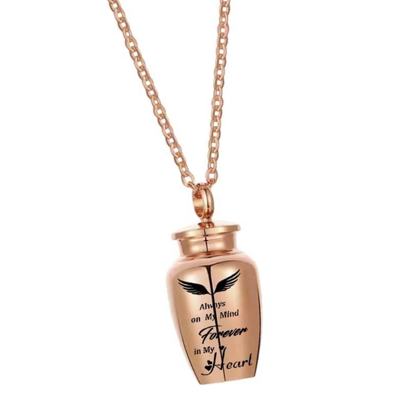 Pet Cremation Jewelry For Dog/Cats Ashes Memorial Lockets Urn Necklace Keepsakes