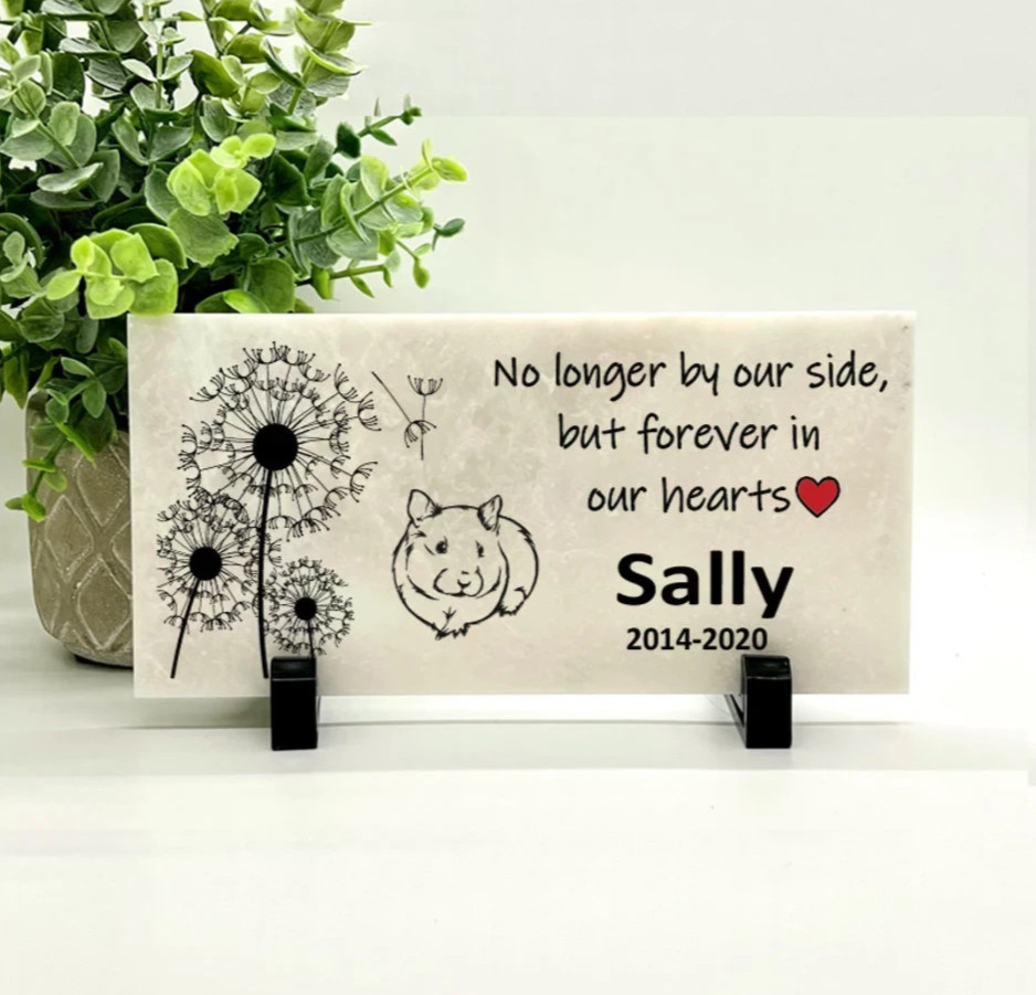 Guinea Pig Memorial – Personalized Pet Memorial Stone – Pet Loss sympathy Gift