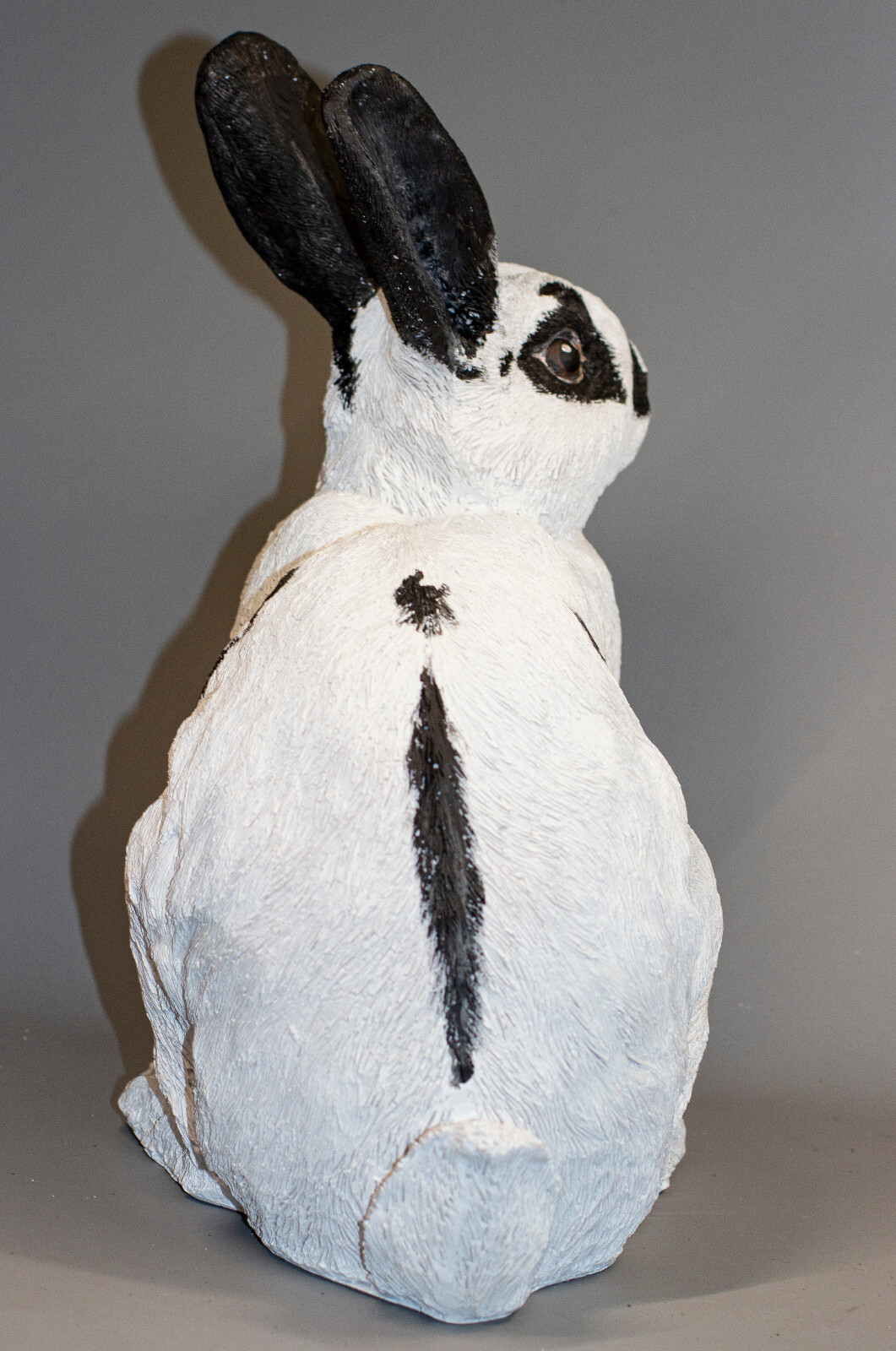 Large Rabbit Cremation Urn Bunny Ashes Memorial Statue Unique Funeral Casket Art