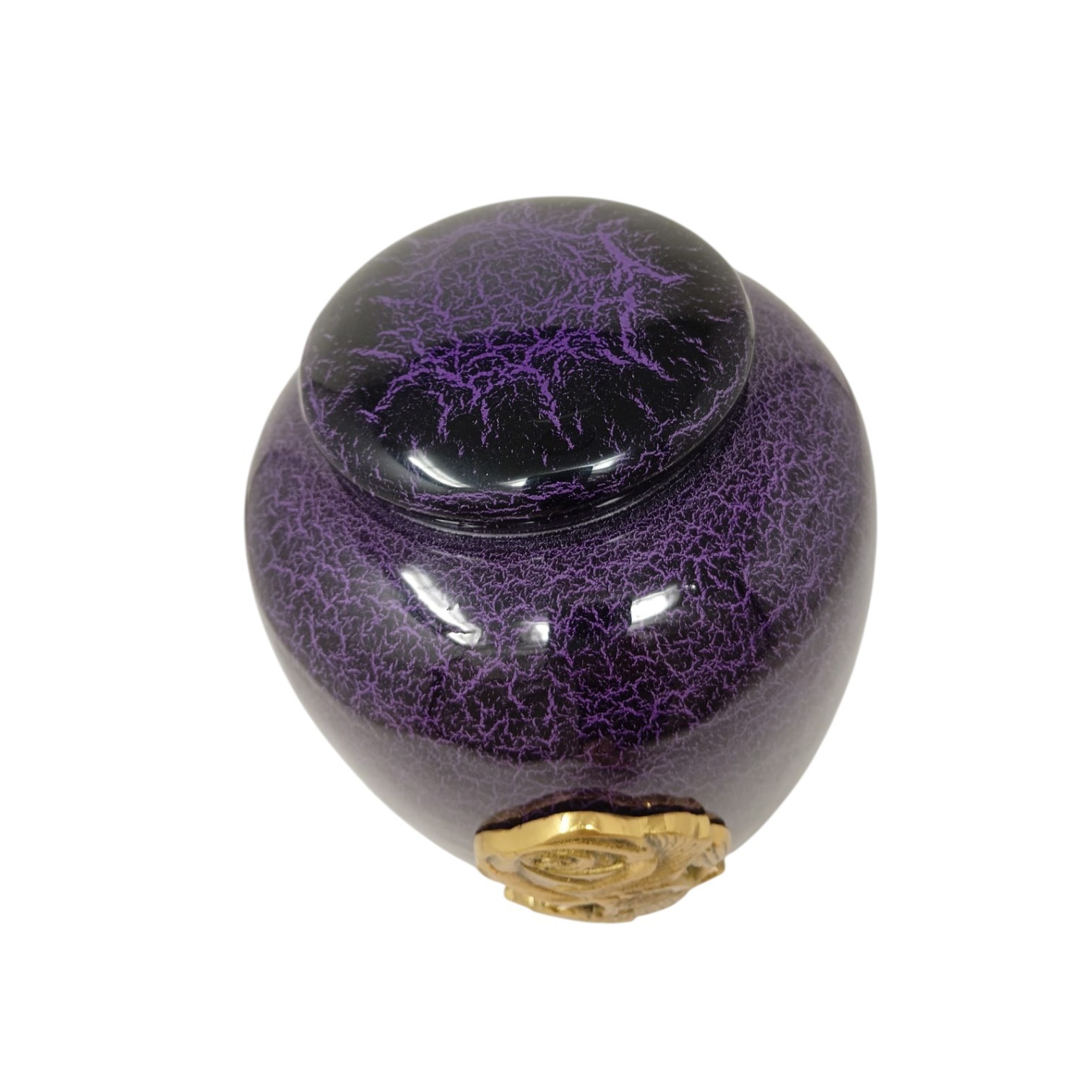 Decorative Purple for Human Ashes Adult Female 10 Inch Cremation Urns for Women