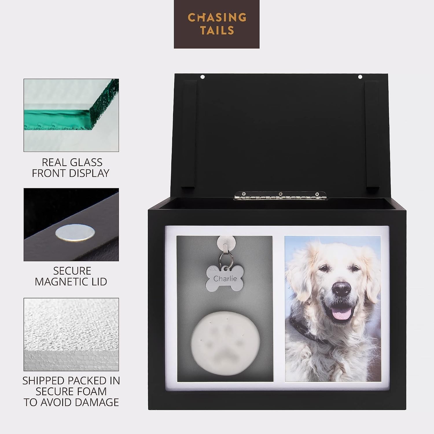 Pet Urns for Dogs – Dog Urns for Ashes, Suitable for All Pets – Includes Paw …