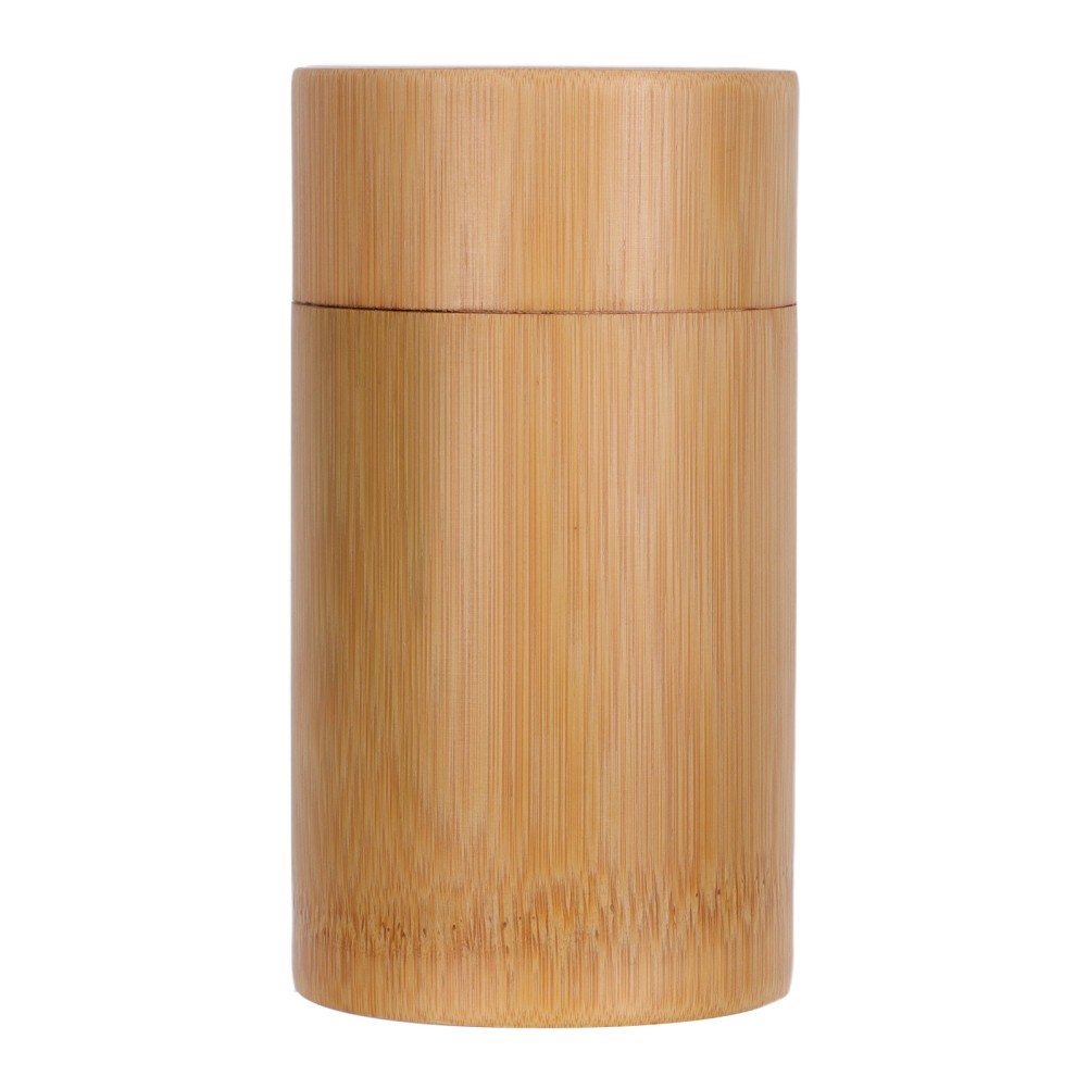 One Reusable Bamboo Dog Ashes Holder Brown Pet Cremation Urn