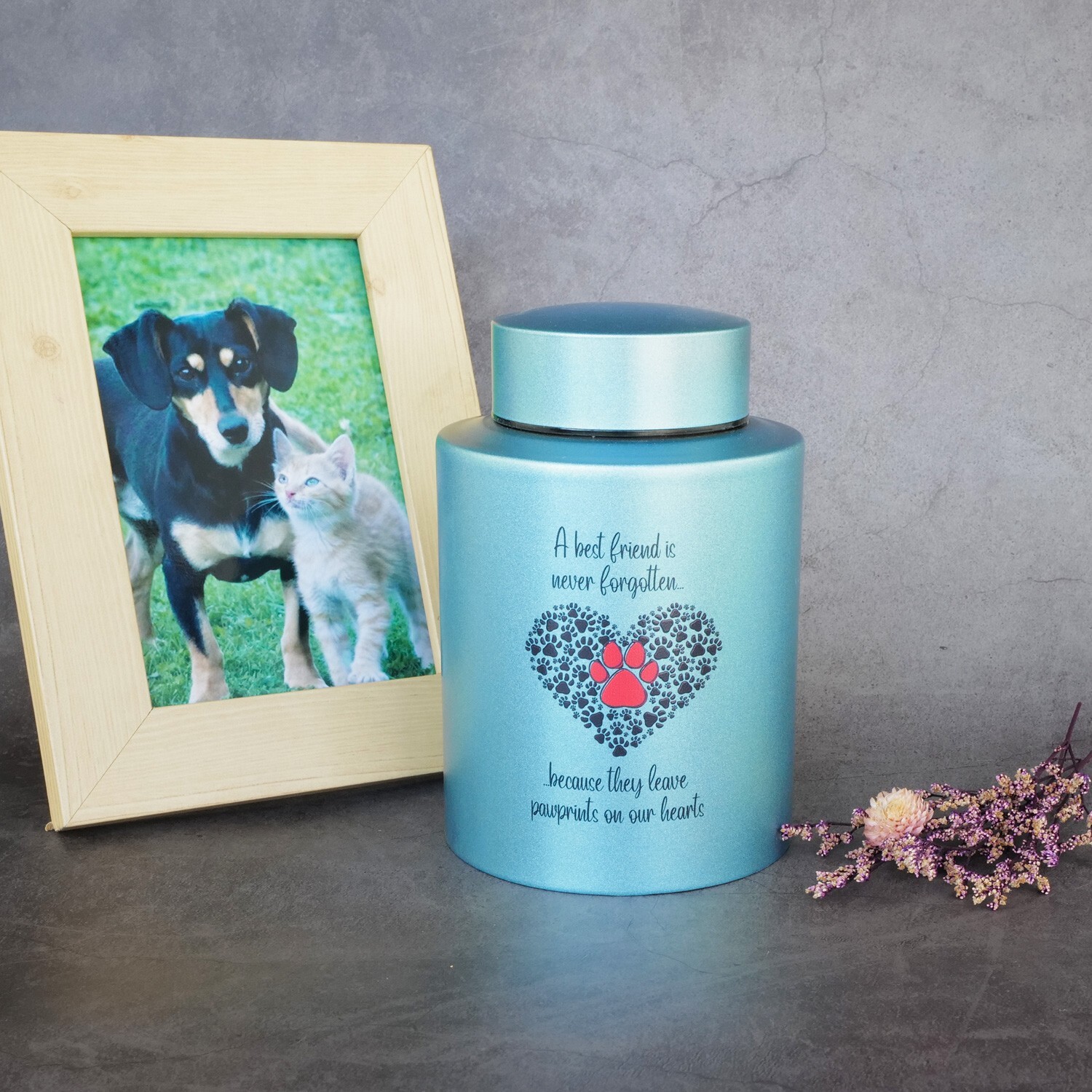 Pet Cremation Urns for Dogs Cats Ashes, Up to 60 lbs Memorial Keepsake Urns