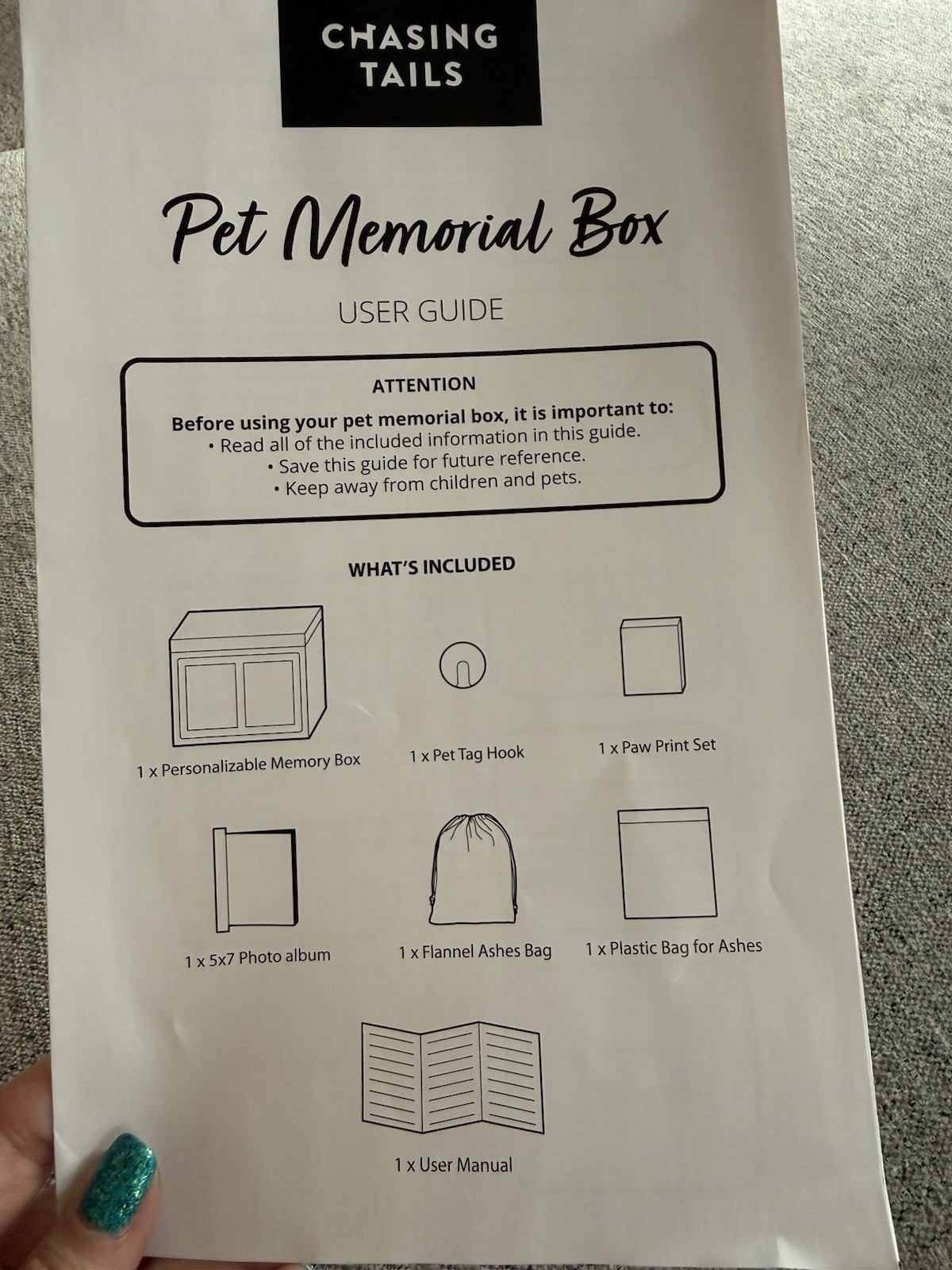 Pet Memorial Box