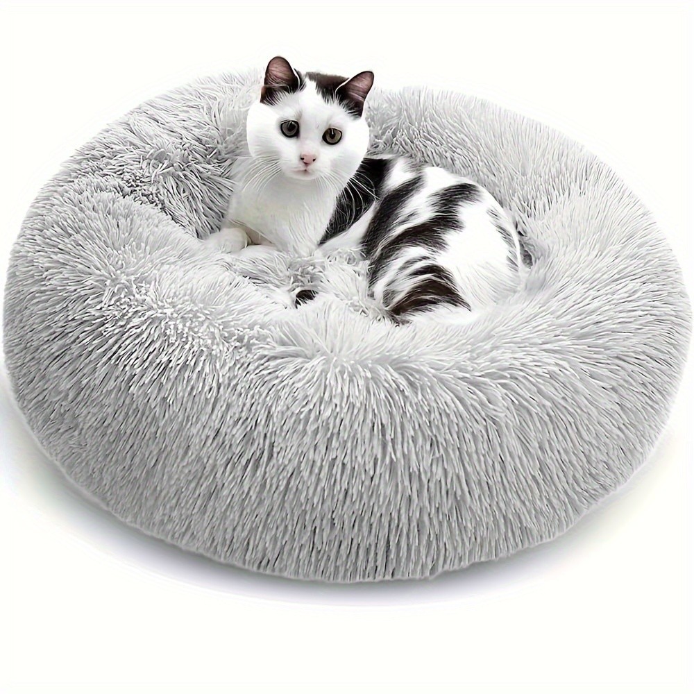 Non-Slip Dog Or Cat Beds Multiple Sizes, Calming Pet Beds For Indoor Cat Kennel