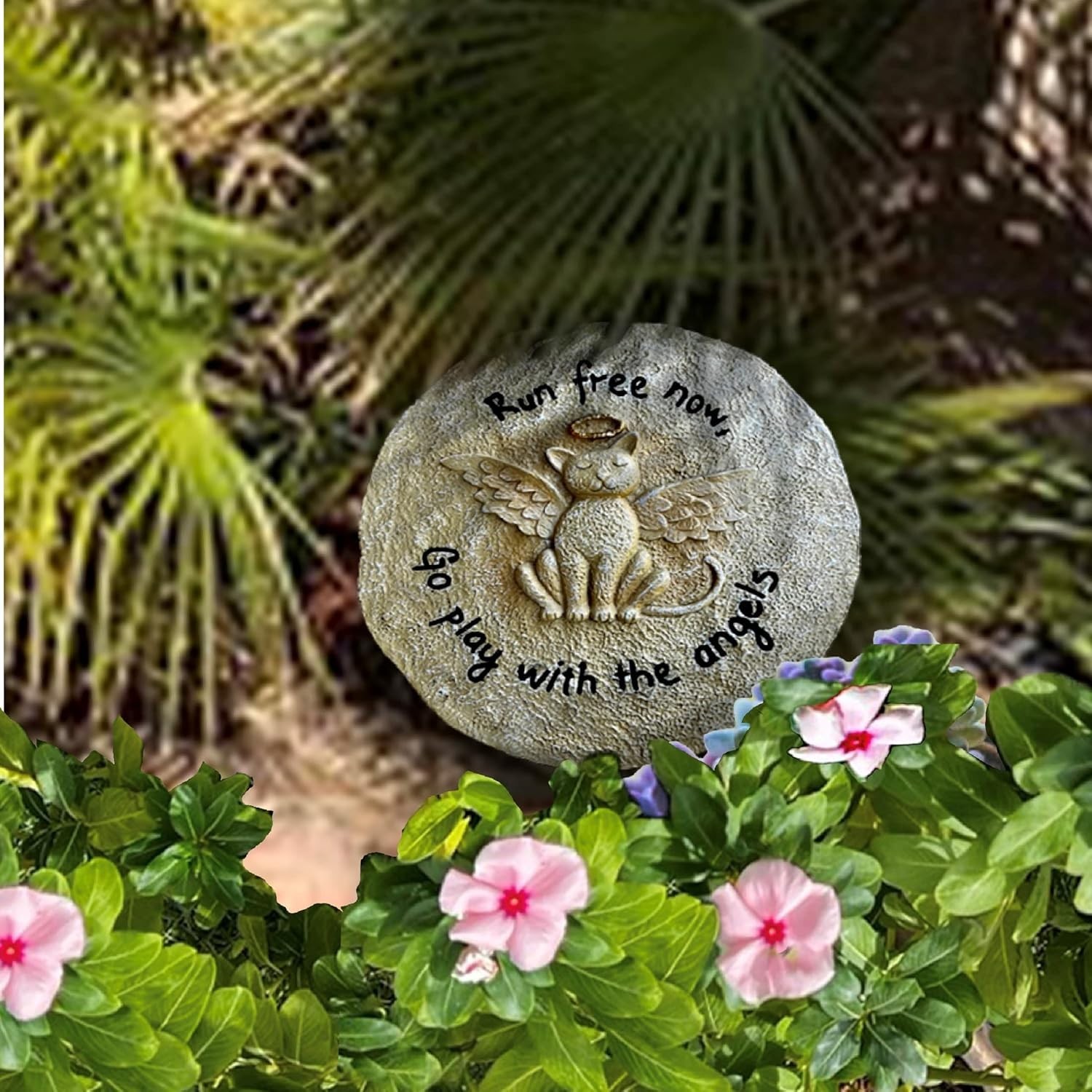 Elegant Waterproof Cat Memorial Stone – Durable Tribute for Beloved Pets