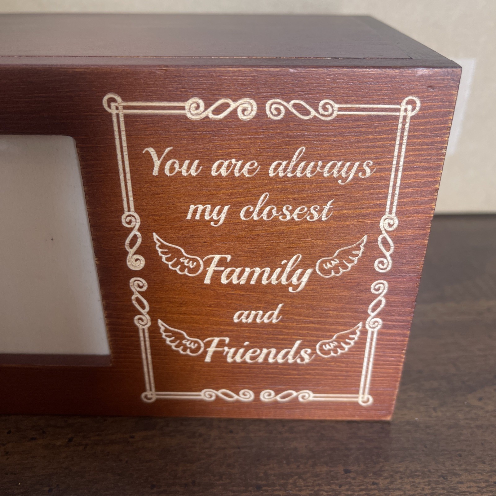 Pet Urn Cat Dog Wooden Picture Brand New