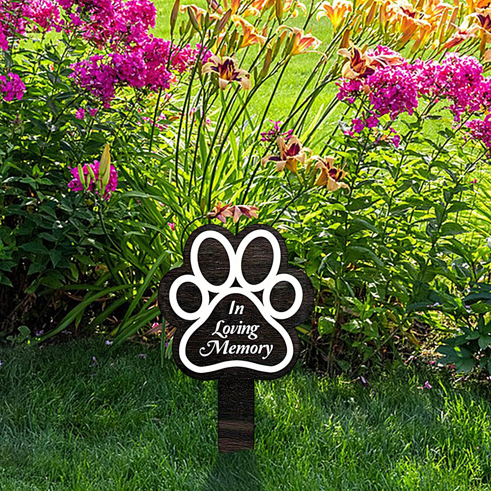 Pet Memorial Graves Markers Dog Cemetery Garden Memorial Stake Grave Decor Cross