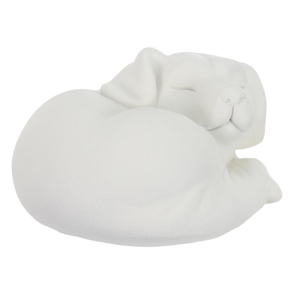 Sleeping Pet Memorial Urn, Resin Cremation Keepsake, Indoor Pet Tribute, Small