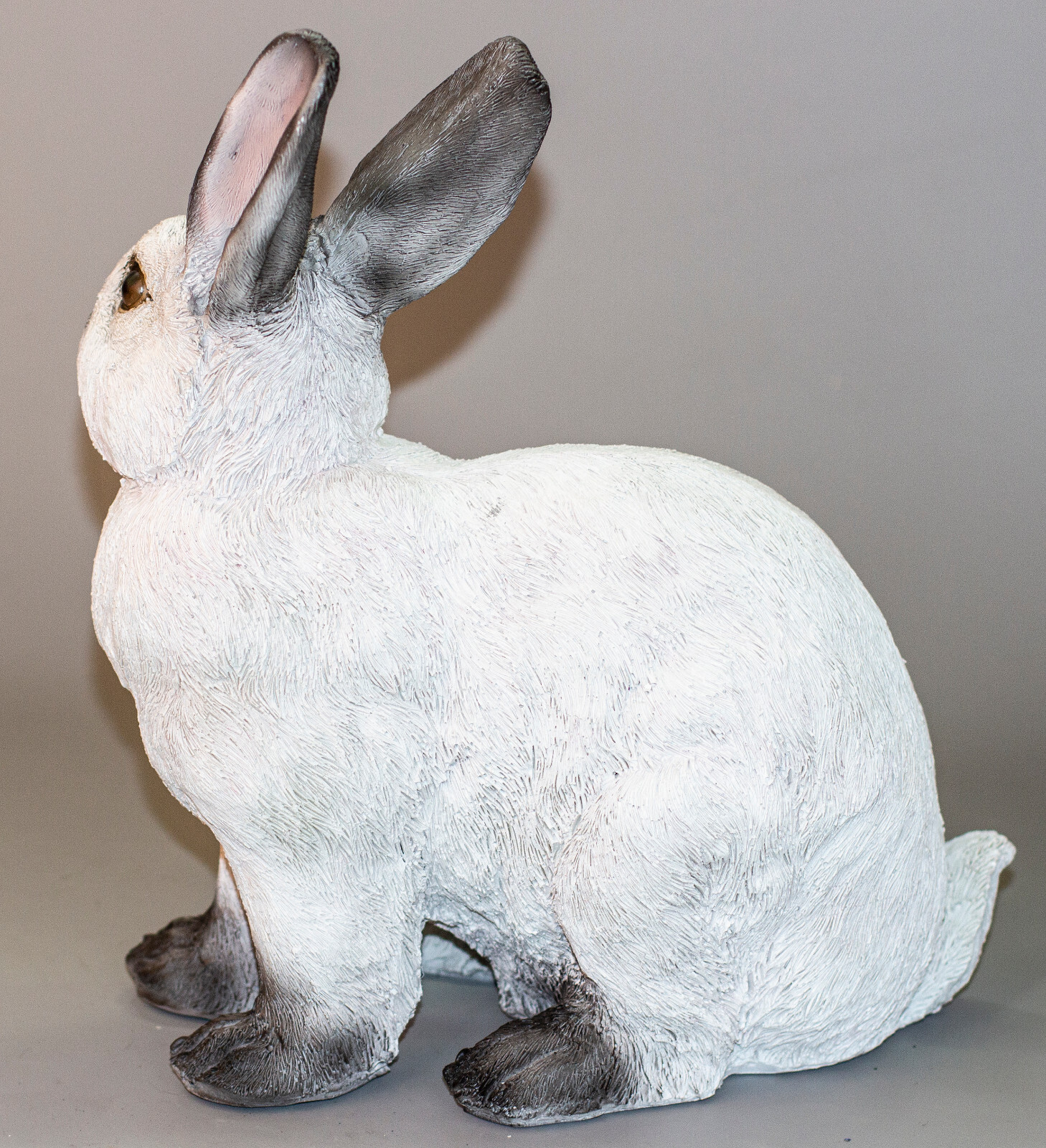 Unique Rabbit Urn Large Bunny Memorial Statue Pet Cremation Animal Grave Decor