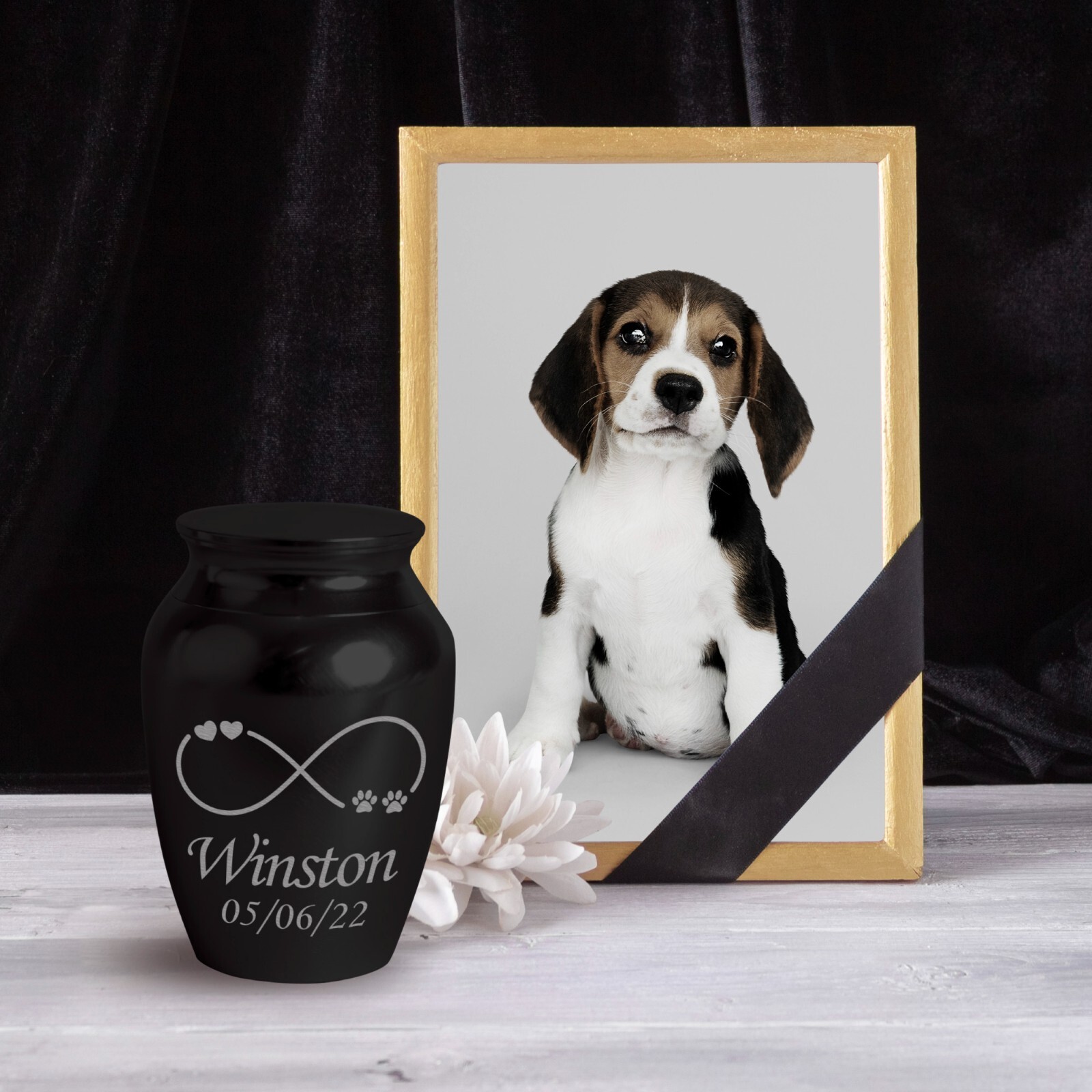 Personalized Cremation Keepsake Pet Ashes Mini Urn Waterproof with Airtight