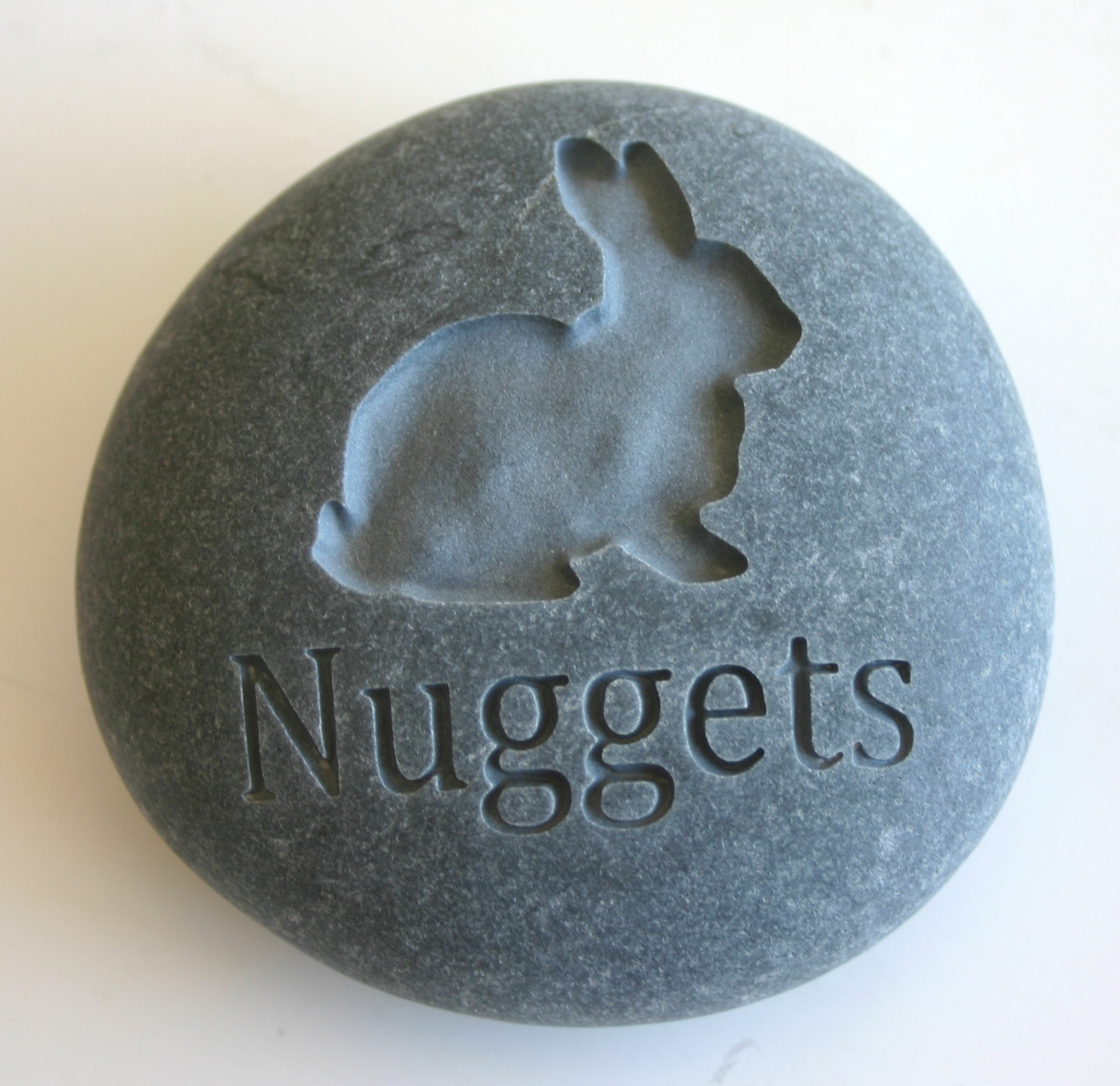 Rabbit Pet Memorial Custom Engraved Memorial Stone Pet Loss Personalized Bunny