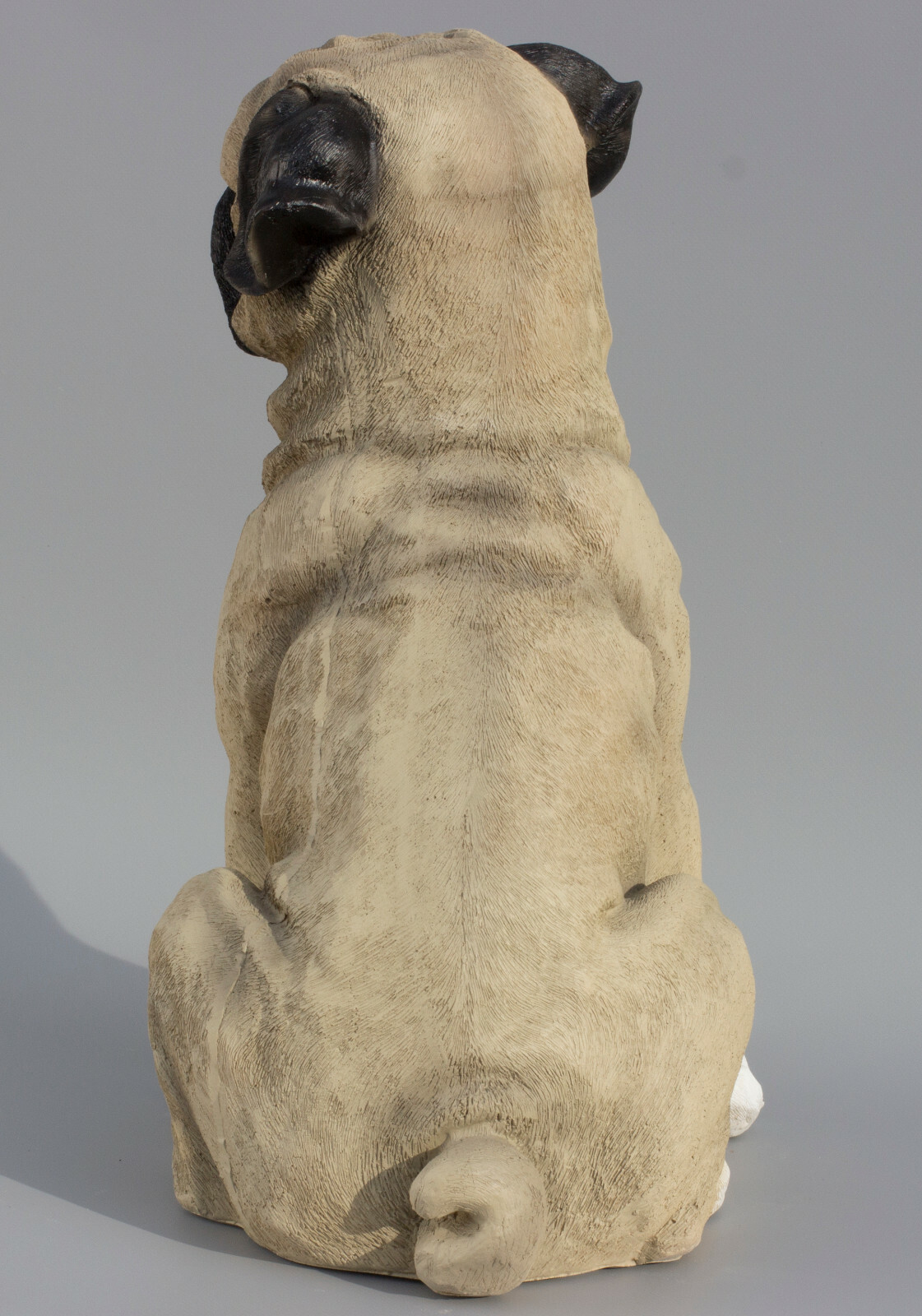 Pug Dog Urn For Pet Ashes Cremation Memorial Statue Animal Grave Decor Outdoor