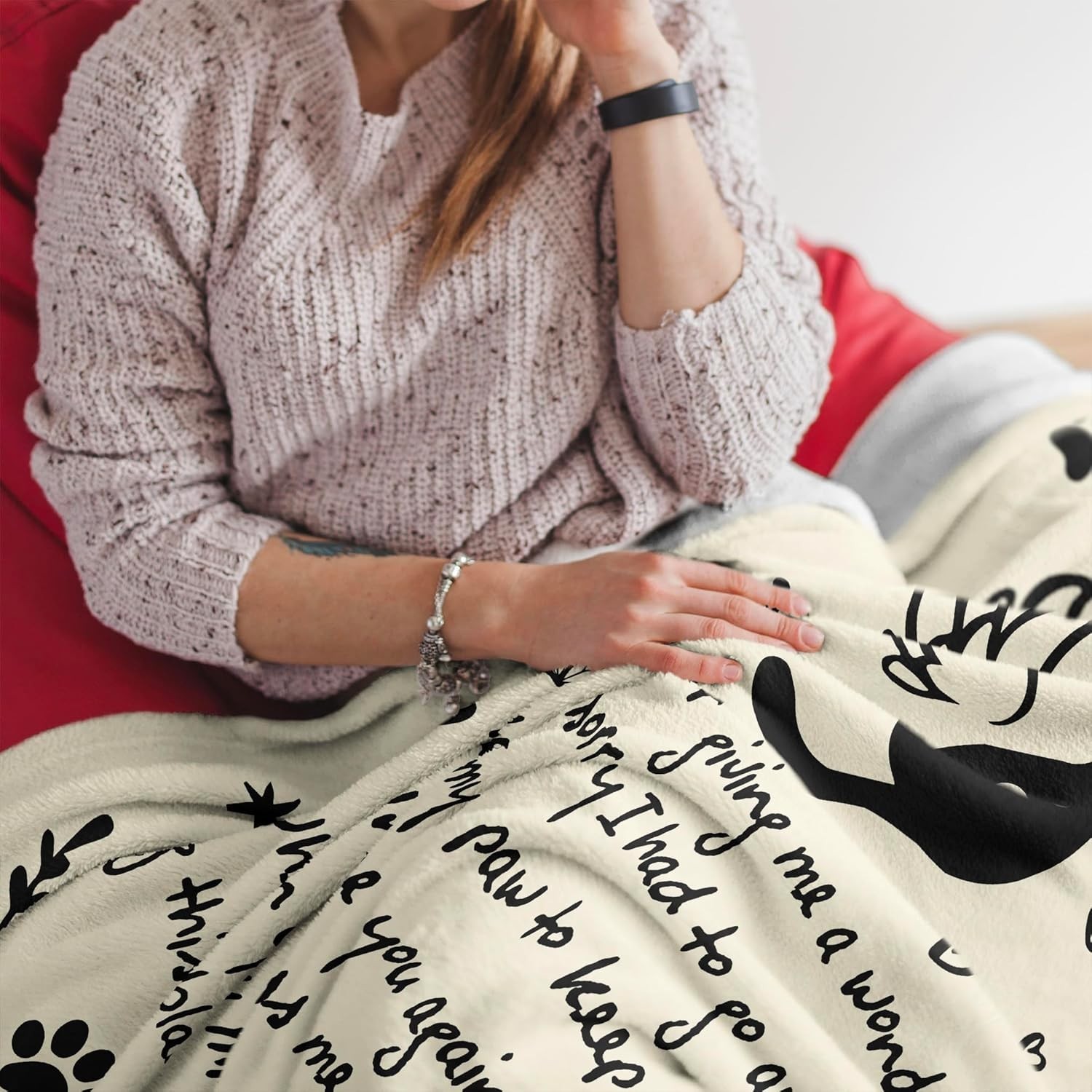 Cat Memorial Blanket 50″x60″ Sympathy Gift