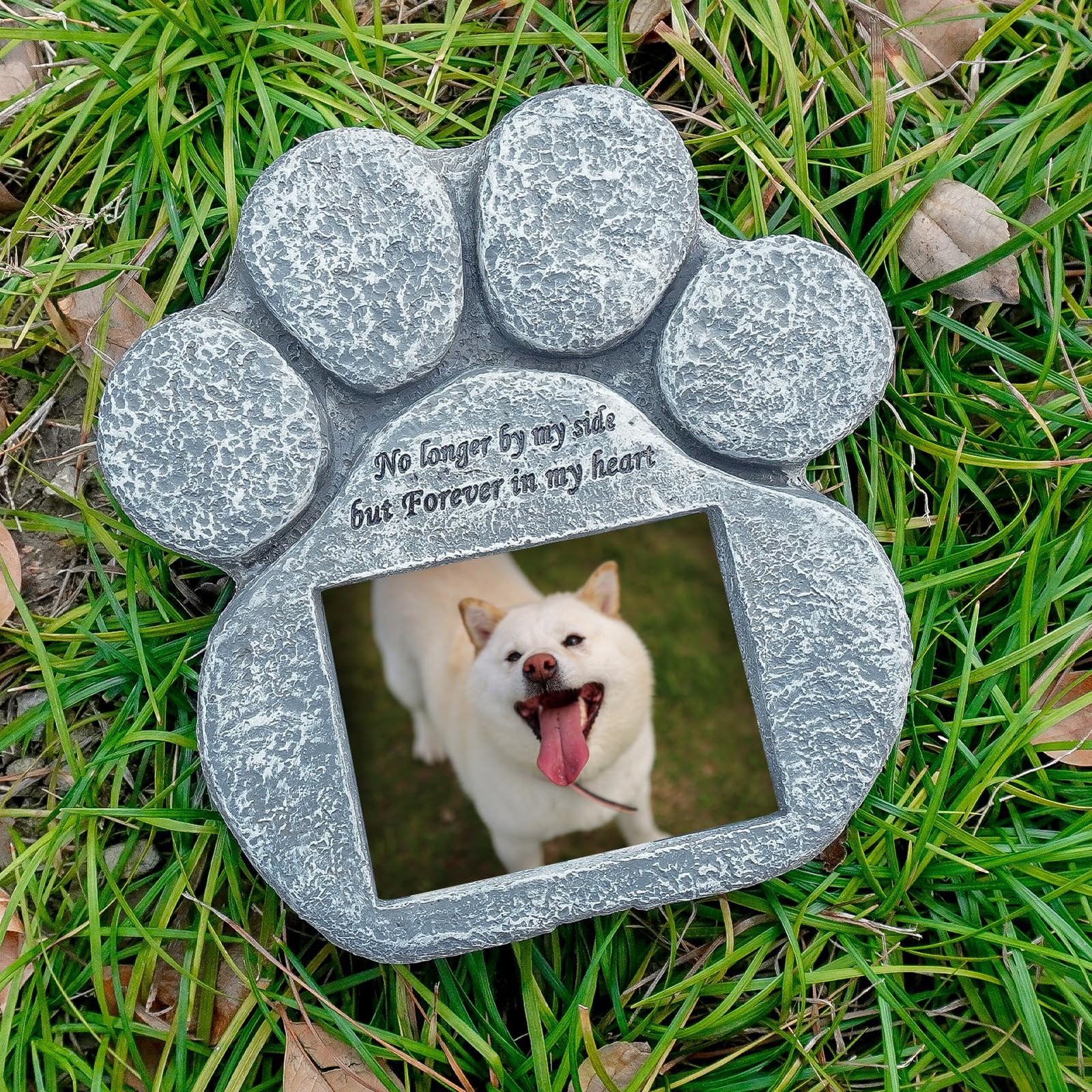 Pet Memorial Gifts – Pawprint Dog Memorial Gifts for Loss of Dog with Persona…