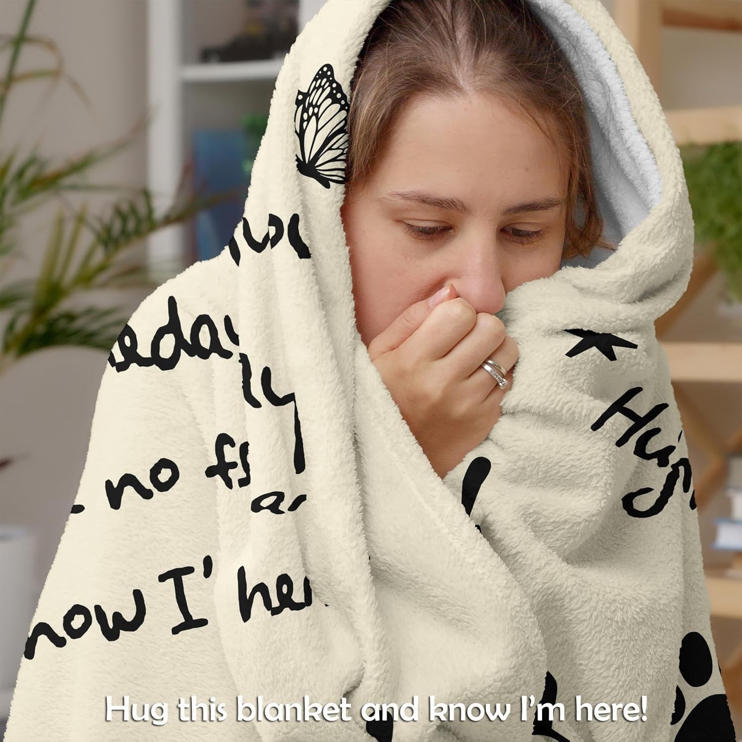 Cat Memorial Blanket 50″x60″ Sympathy Gift