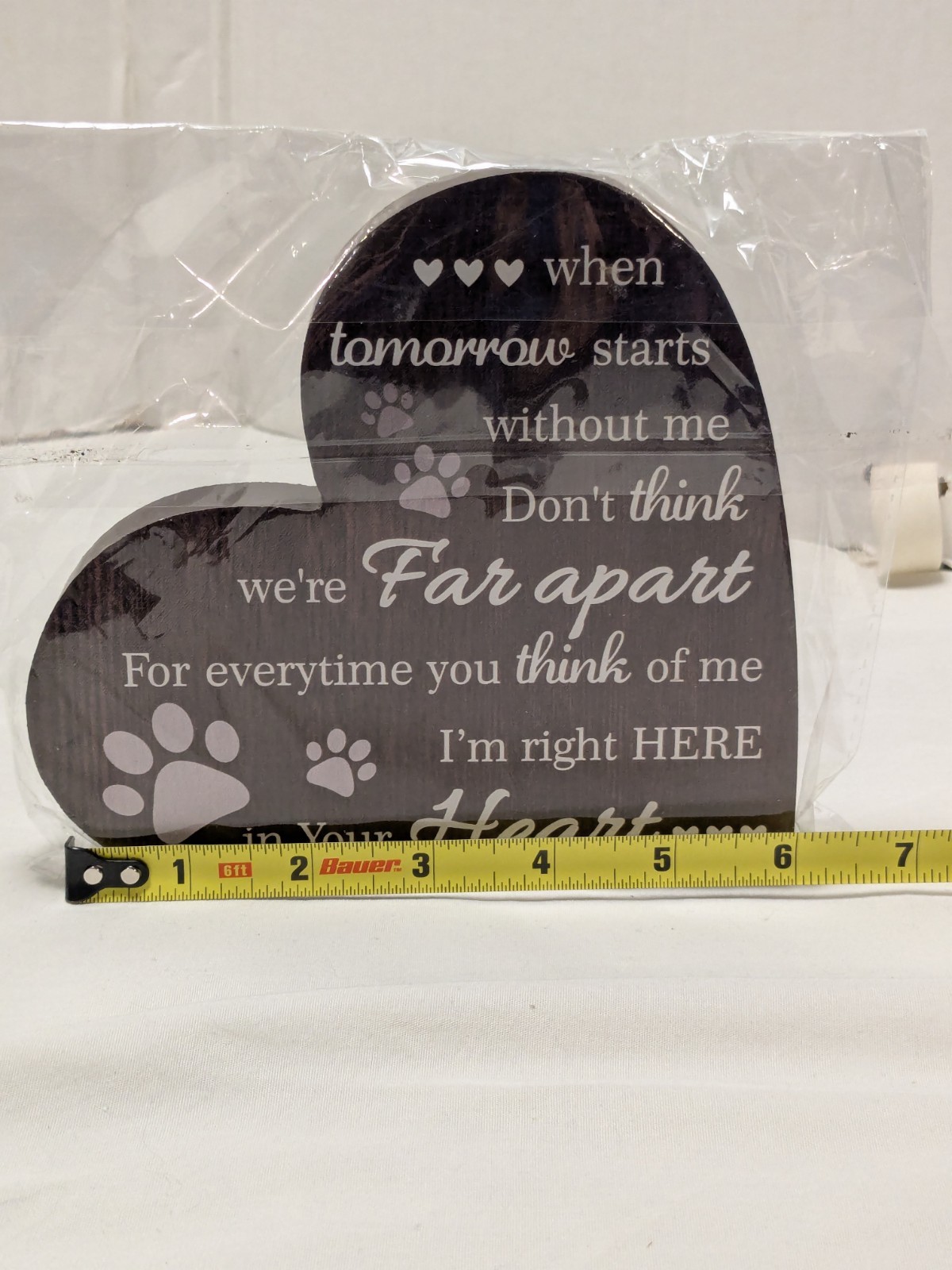 Pet Memorial Gifts Bereavement Remembrance for Loss of Dog Cat Sympathy Sign NEW