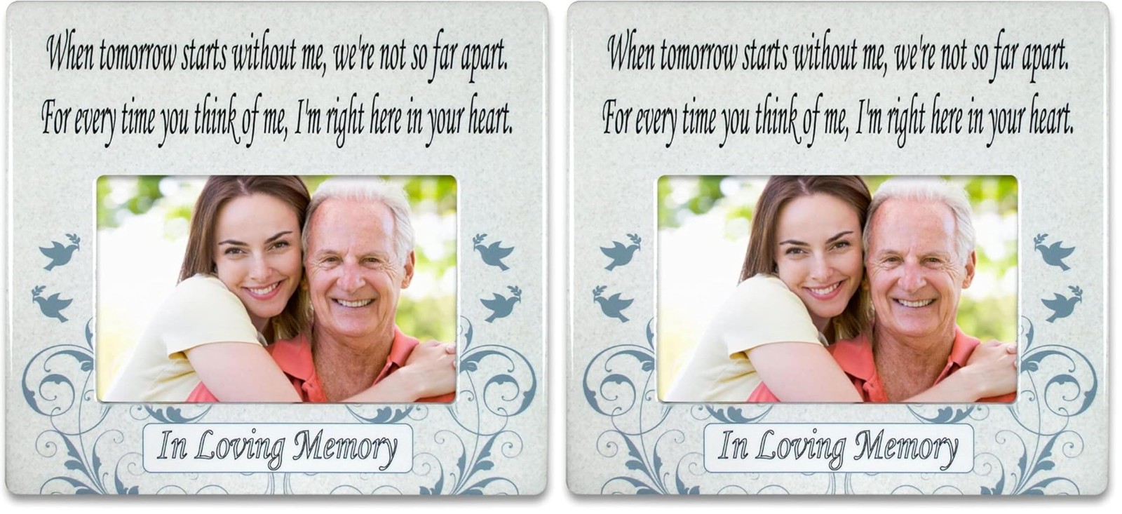 Memorial Picture Frame – “When Tomorrow Starts Without Me ” – Tribute to the …