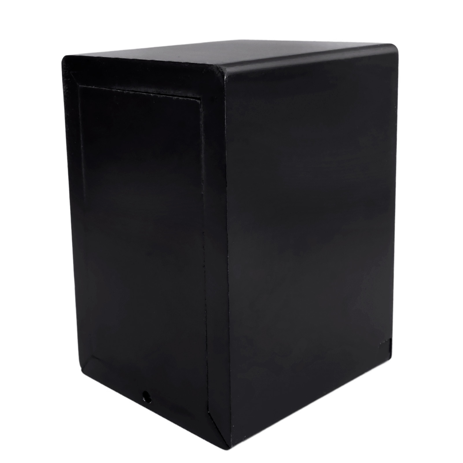 Black Wooden Funeral Cremation Urn with Photo Frame For Dogs And Cats 4.3*4.1in