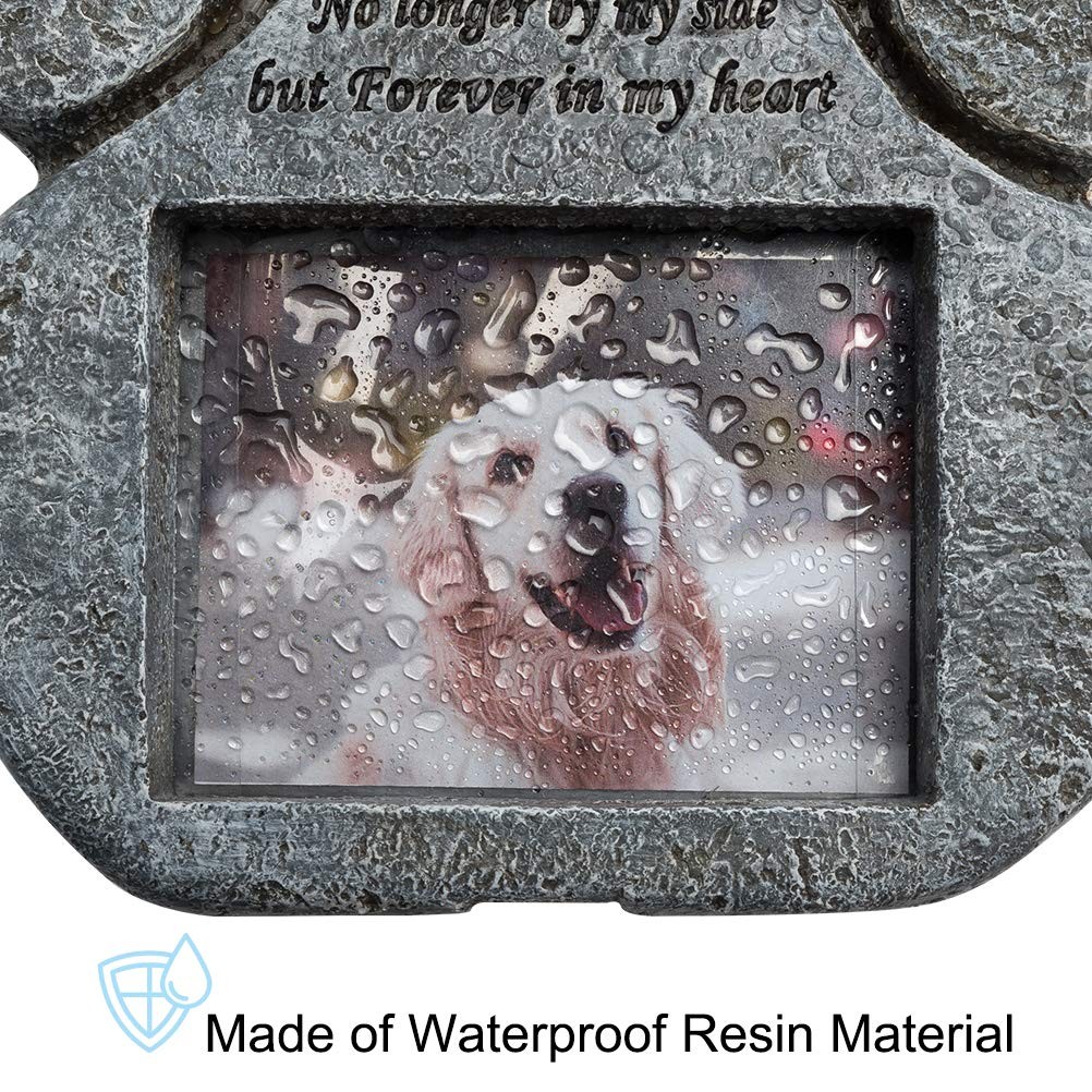Pet Memorial Gifts – Pawprint Dog Memorial Gifts for Loss of Dog with Persona…