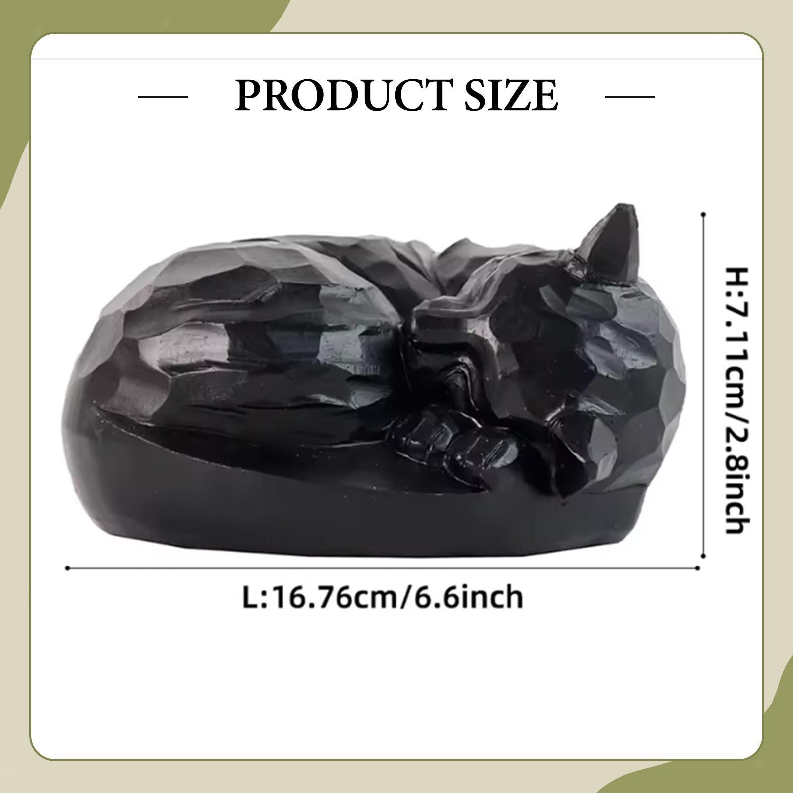 Cat Urn Pet Memorial Statue Decoration Pet Urn for Courtyard Garden Cemetery
