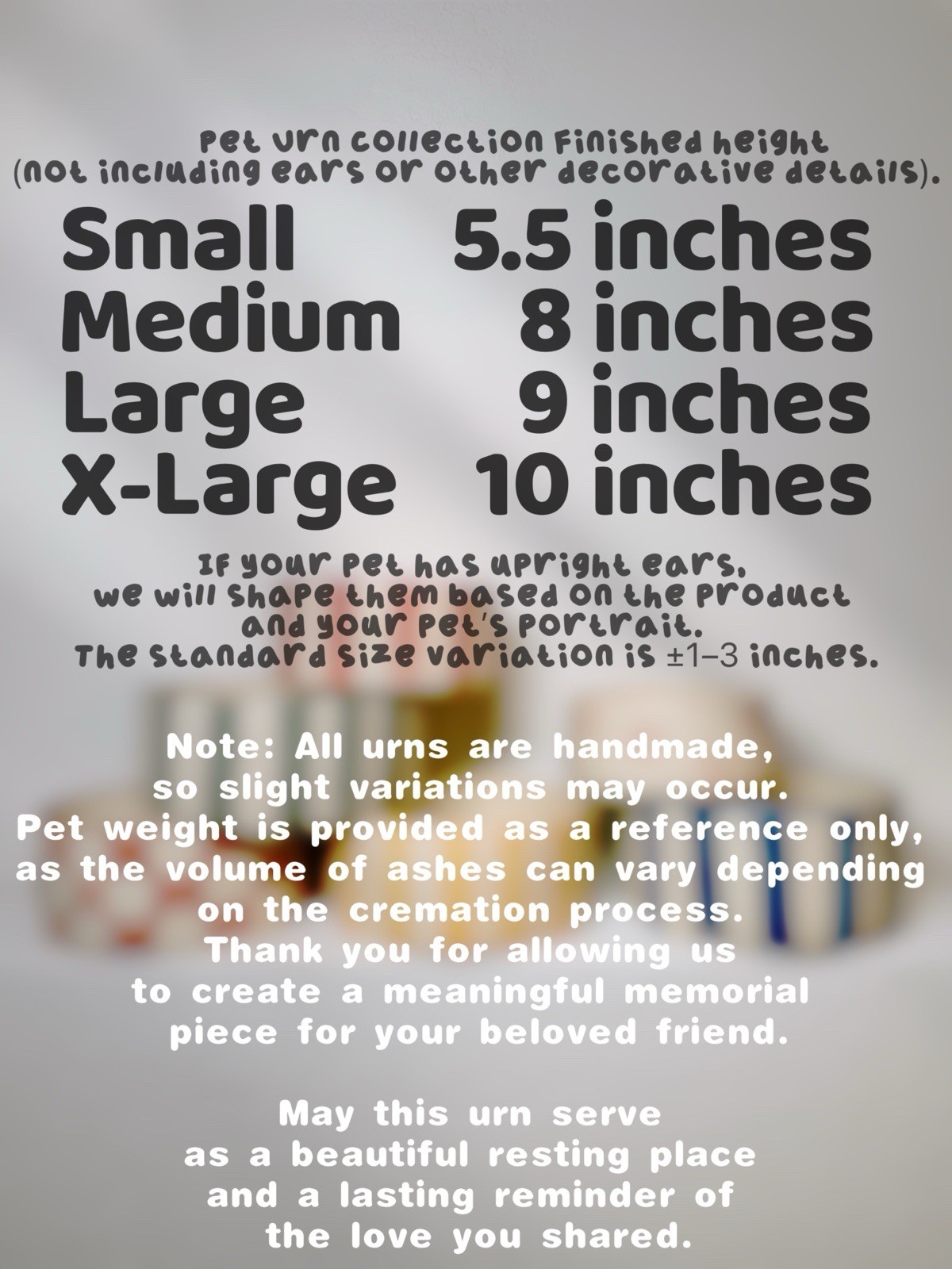 pet Large dogs URN Small Cat Pet Urn Ashes Urn pet cremation custom Made in USA