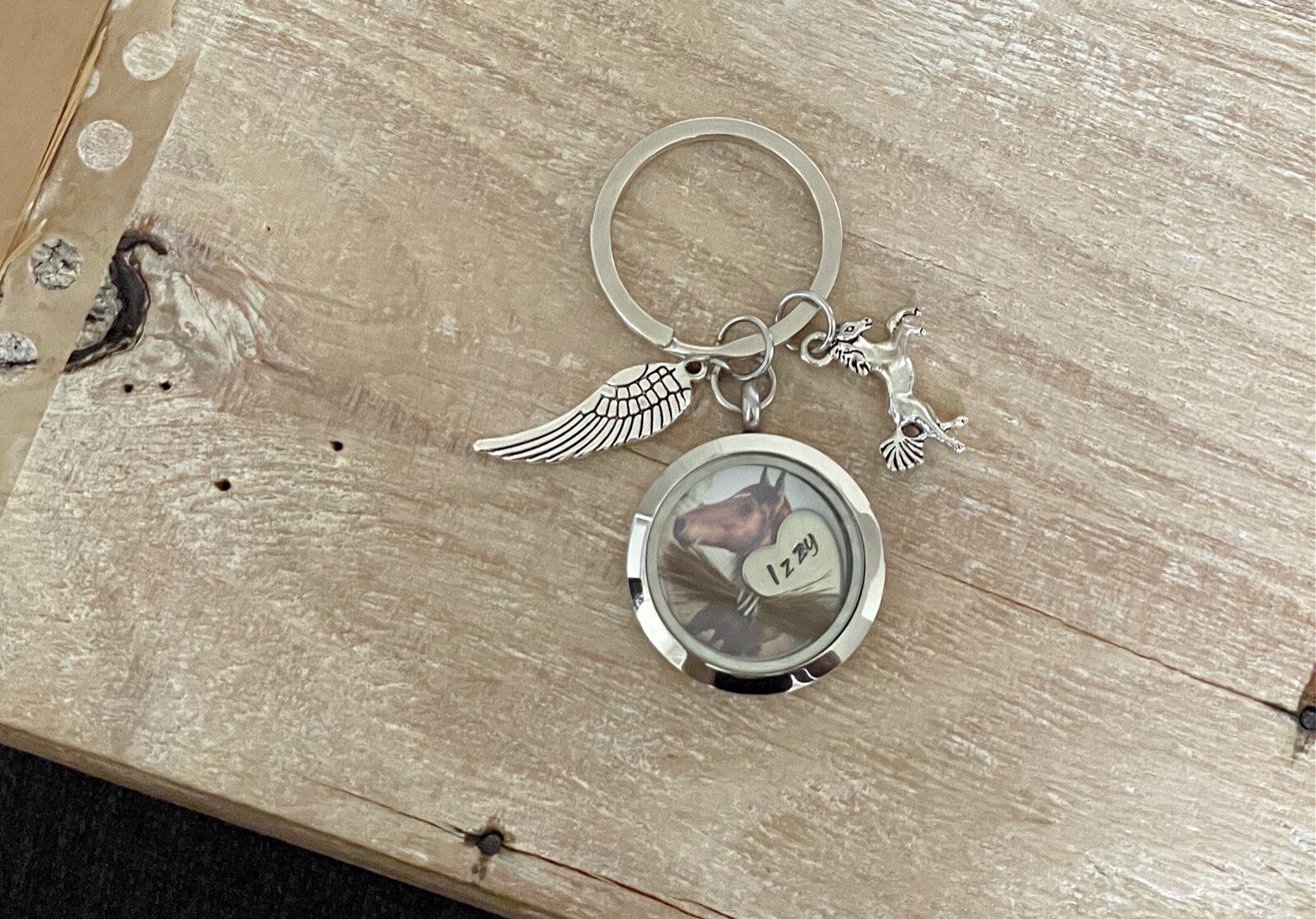 Horse Hair Keepsake, Horse Hair Keychain, Horse Memorial Gift, Horse Jewelry