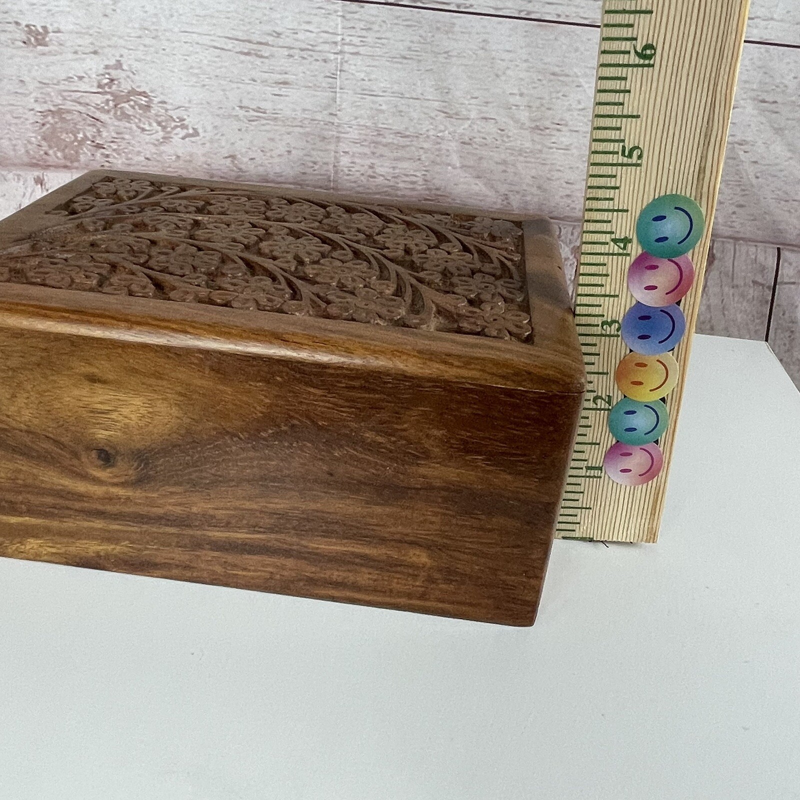 Tree of Life Pet Urn Medium Keepsake Engraved Wooden Natural Rosewood Box