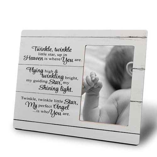 Miscarriage Angel Memorial Picture Frame, Baby Loss Gifts for Mothers and