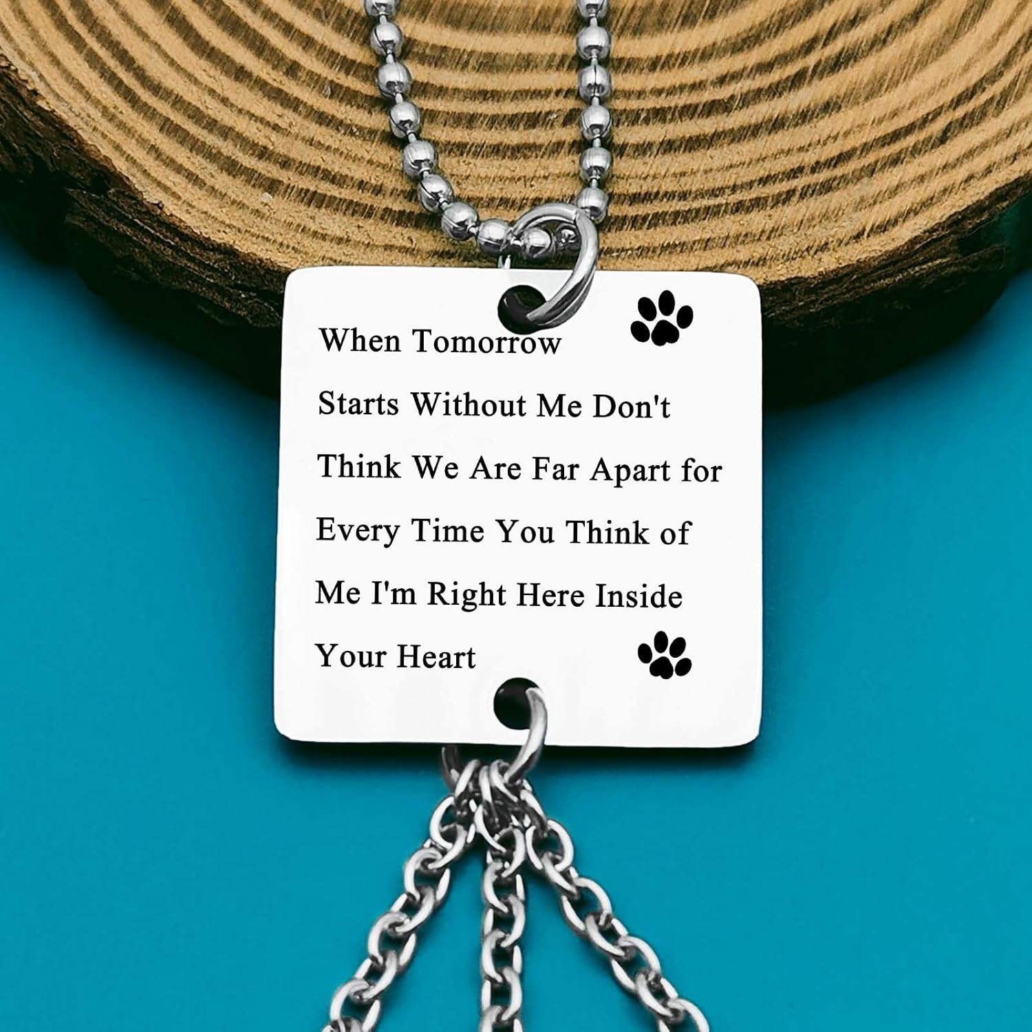 Loss of Pet Gifts Hanging Ornaments Car Pendant for Home Vehicle Dog Memorial Gi