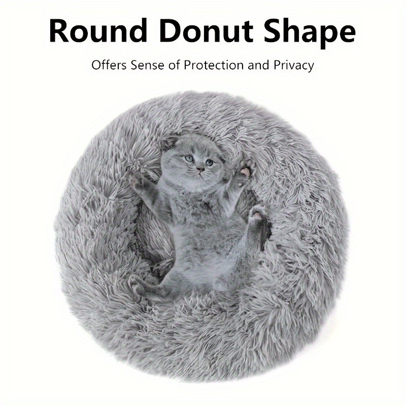 Non-Slip Dog Or Cat Beds Multiple Sizes, Calming Pet Beds For Indoor Cat Kennel