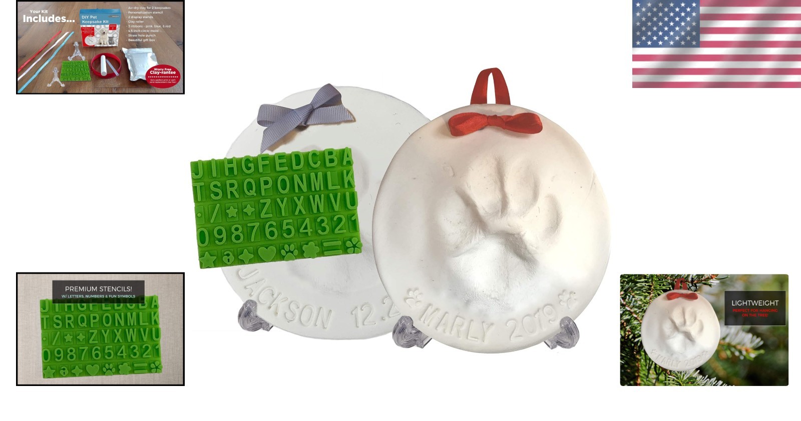 Craft Your Own Paw Print Keepsake – Perfect Gift for Pet Lovers This Christmas