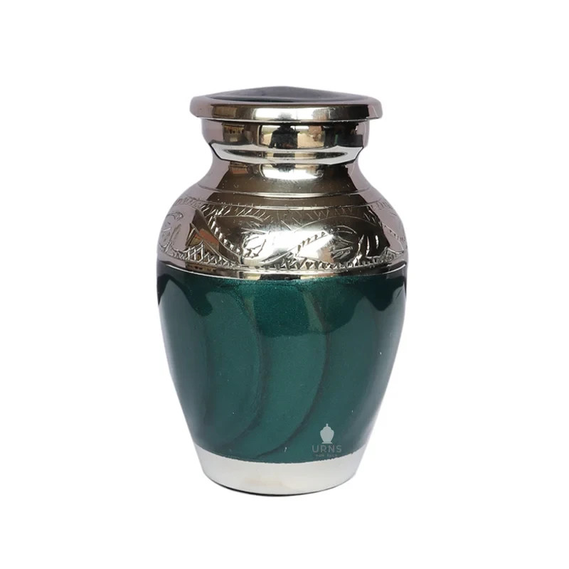 Emerald Grace Keepsake Urn – Elegance in Remembrance