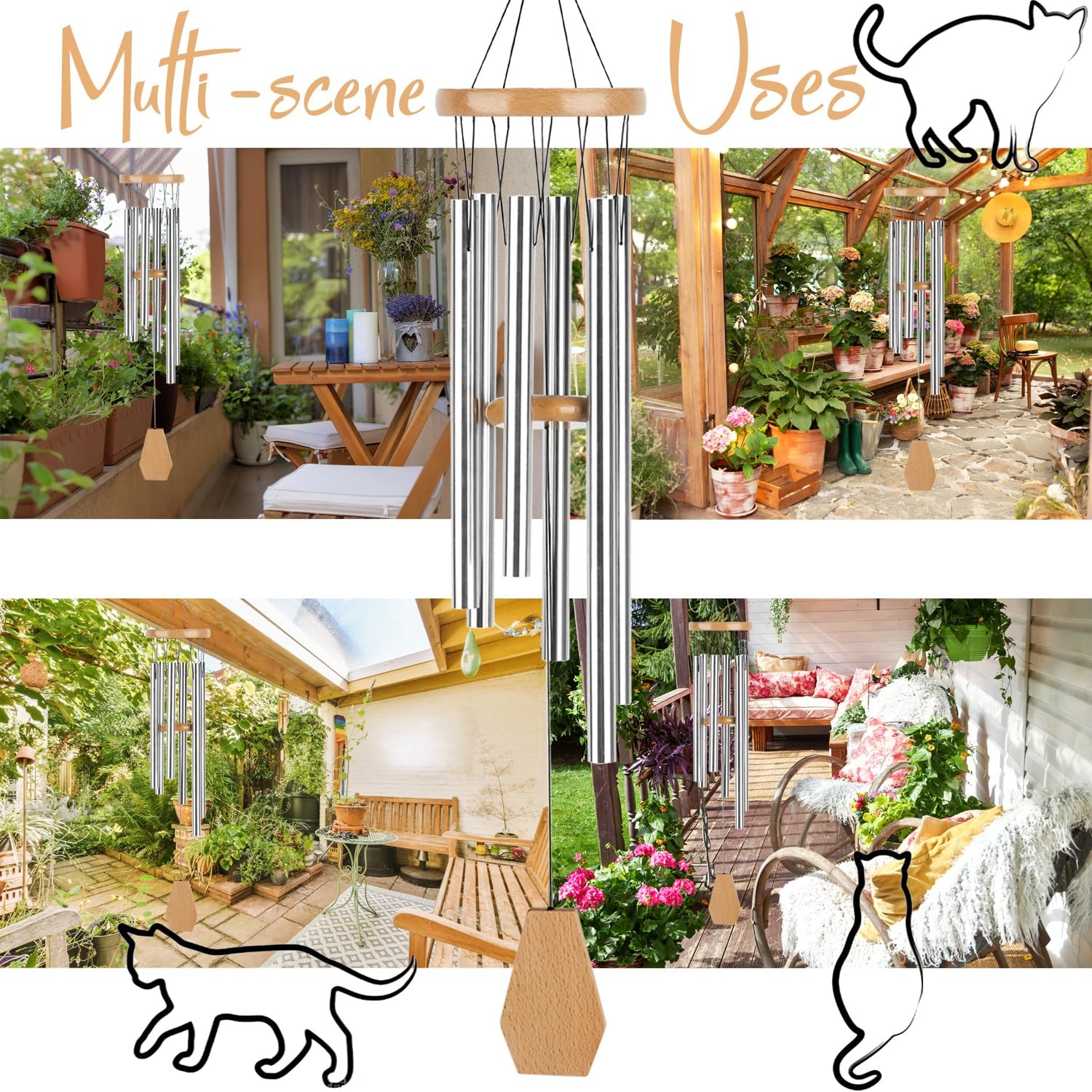 Dog Memorial Gifts Wind Chime, Cat Gift for Loss of Pet, Pet
