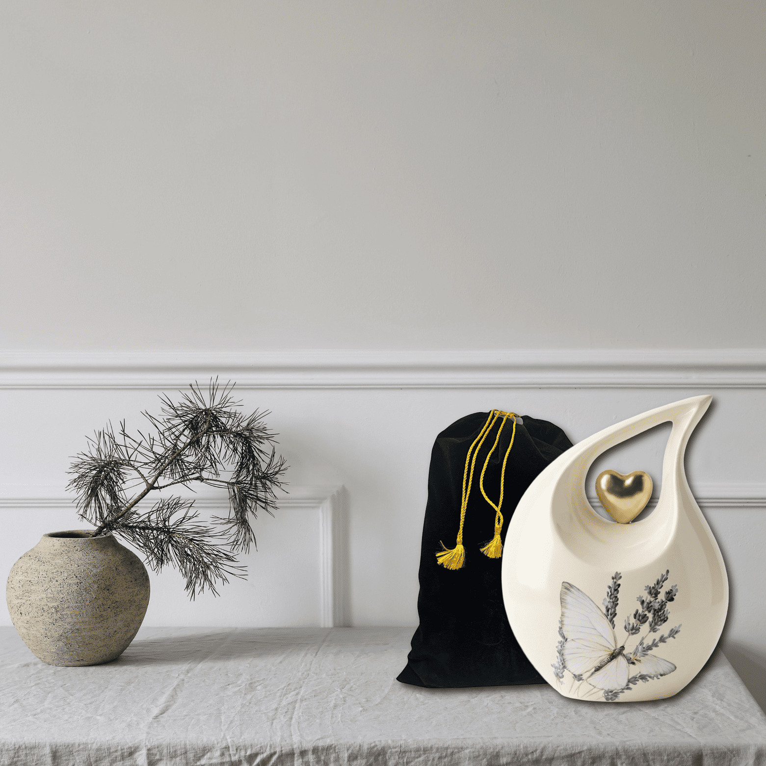Teardrop Cremation Urn Adult Human Ashes – 200 Cu In Memorial Love Ones Earns