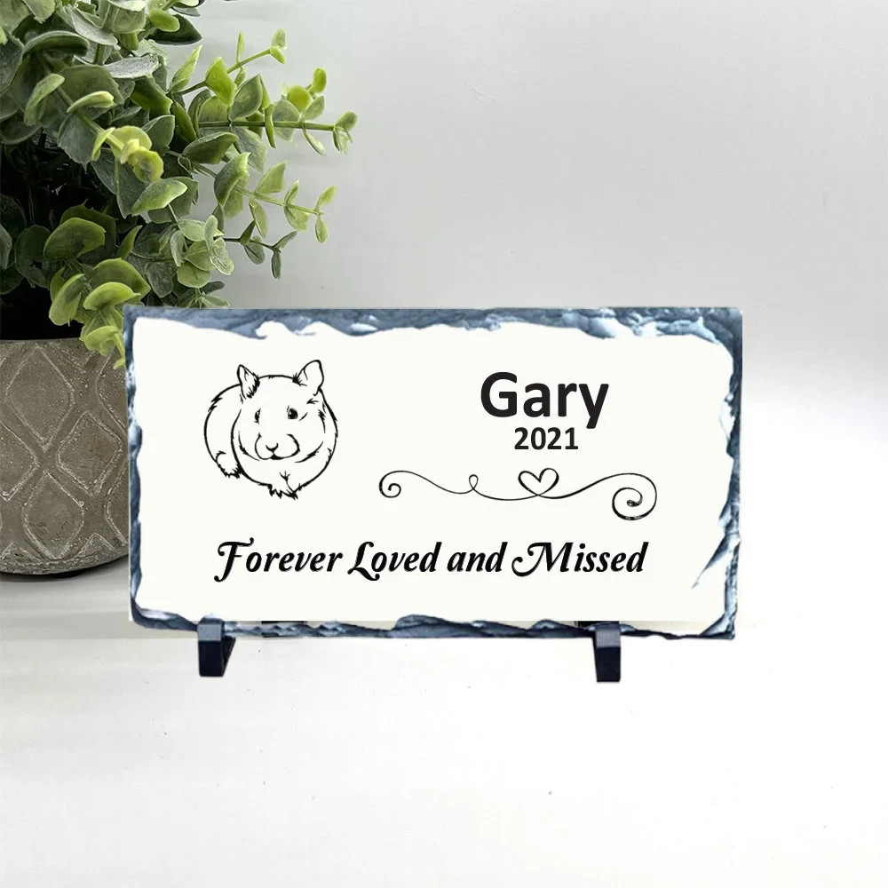 Guinea Pig Memorial – Personalized Pet Memorial Stone – Pet Loss sympathy Gift