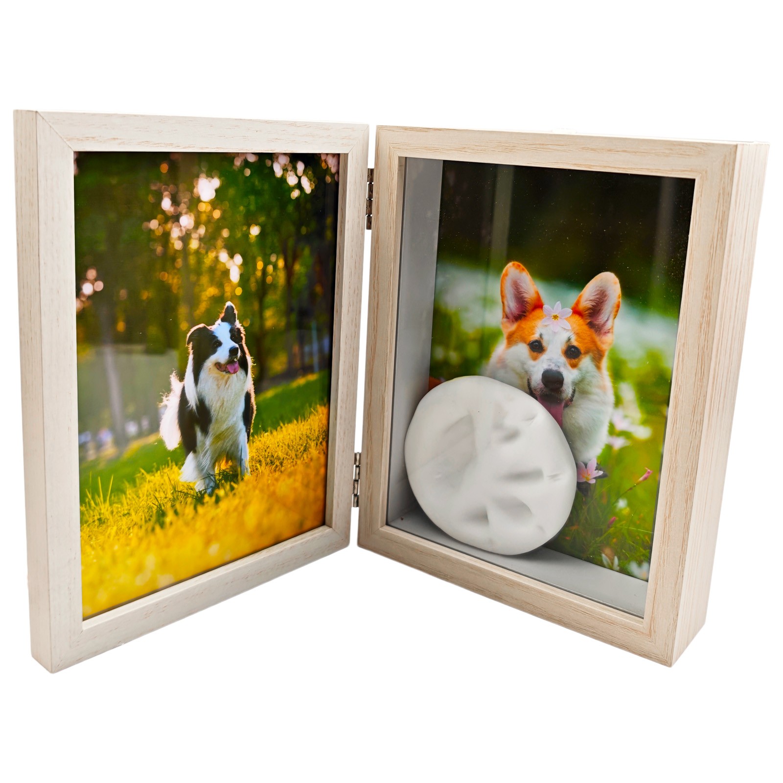 5×7 Pet Memorial Shadow Box for Dog & Cat Keepsake Photo Frame