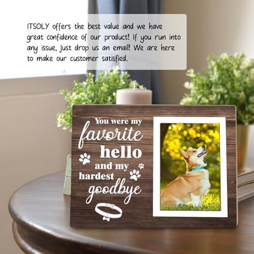 Dog Memorial Picture Frame Pet Dog Photo Frame Pet Cat Memorial Photo Frame P…