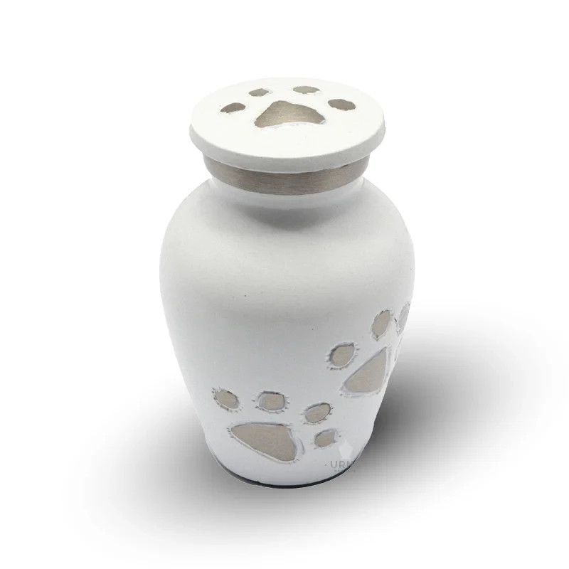Beautiful White Urn for Dog or Cat Ashes – A Tribute to a Cherished Companion