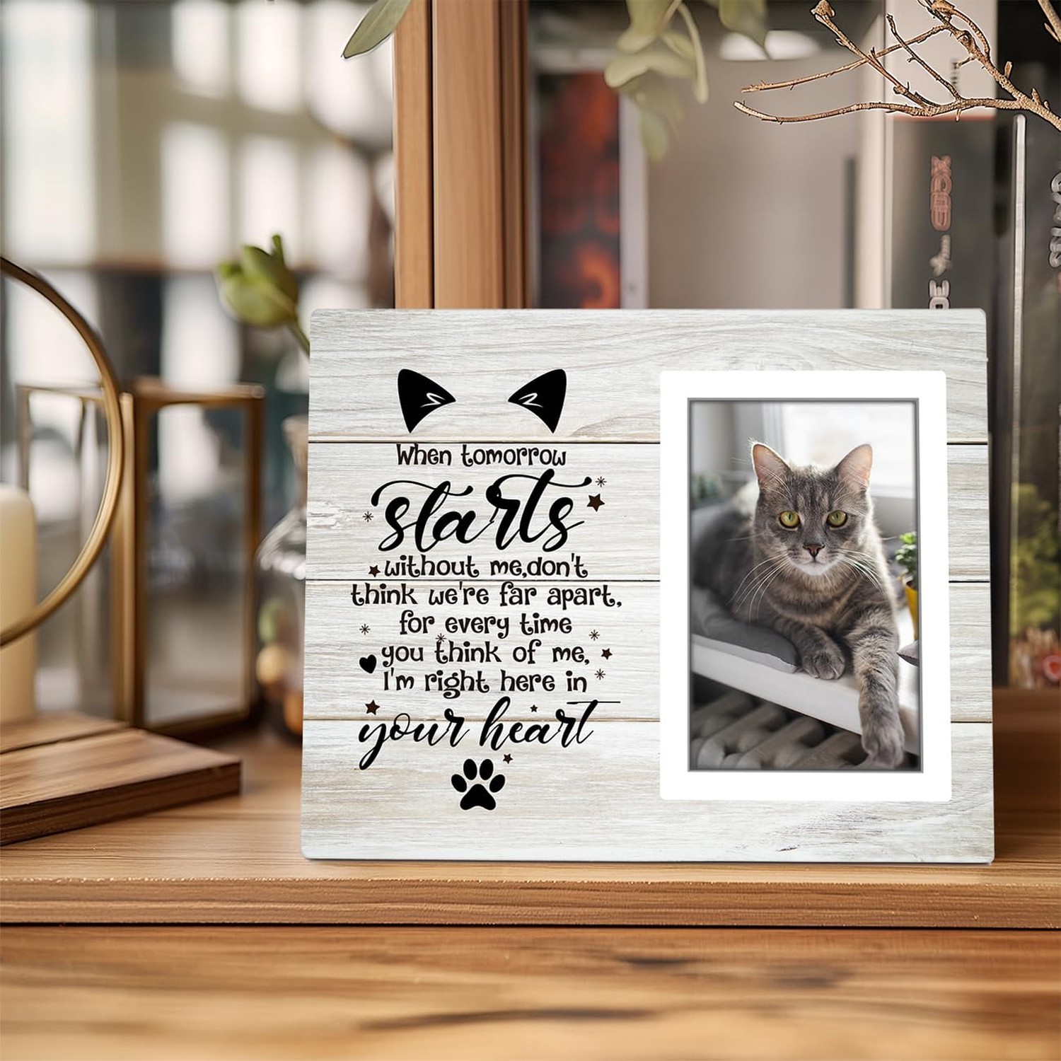 Cat Memorial Picture Frame, Pet Memory Picture Frame, Cat Frames For Pictures…