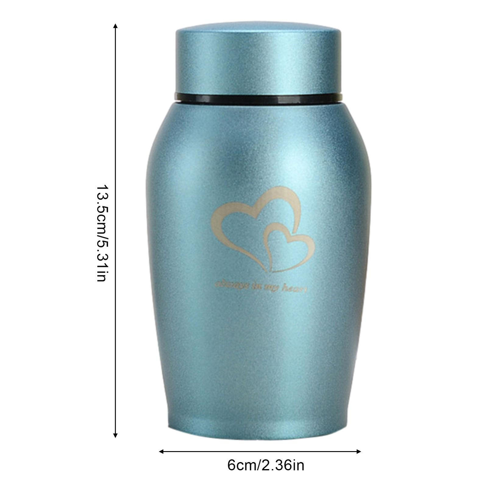 Small Cremation Urn Jar Holder Keepsake for Human Pet Ashes Memorial Funeral Box