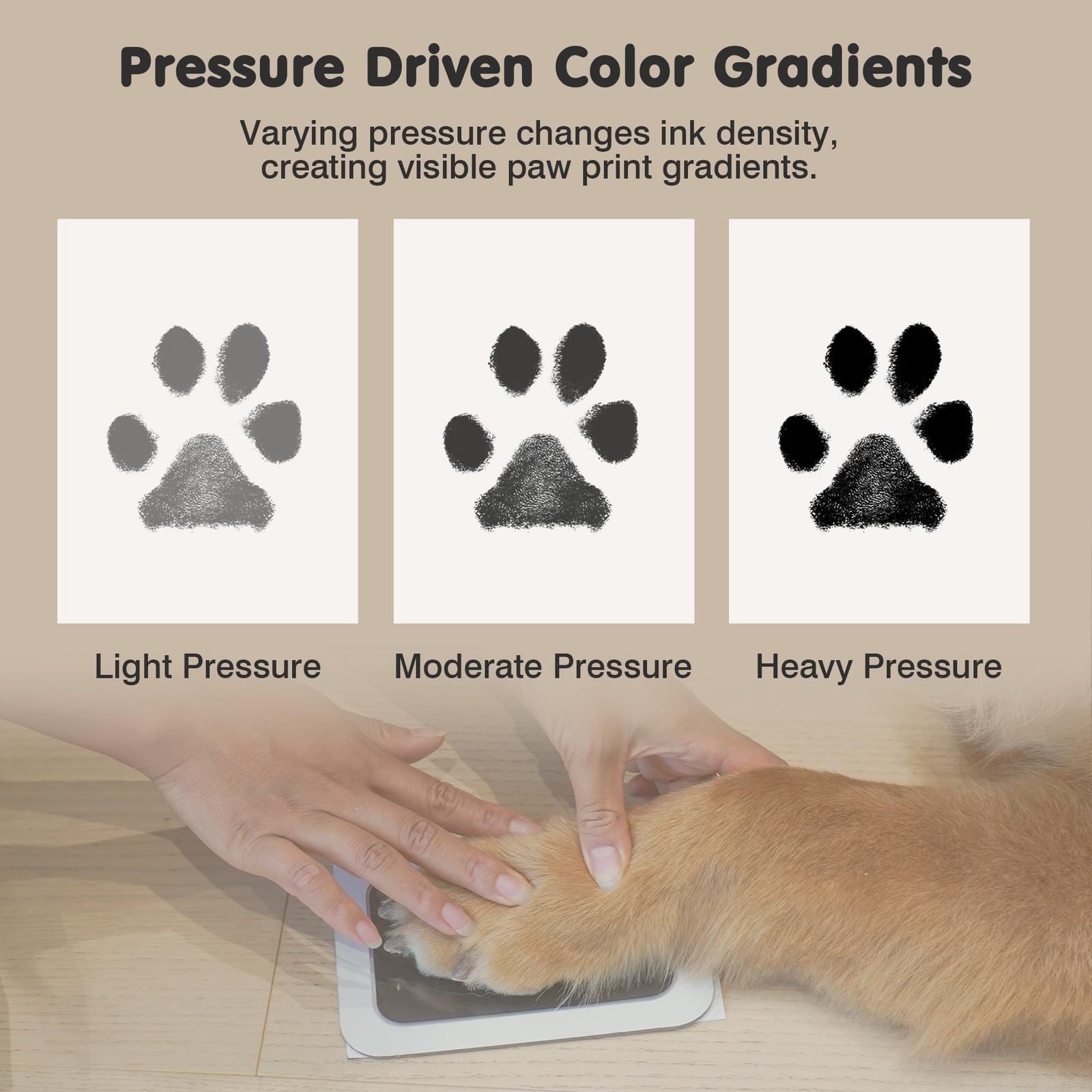 Inkless Paw Print Kit for Dogs,Cats & Babies – Clean Touch Dog Nose & Baby Ha…